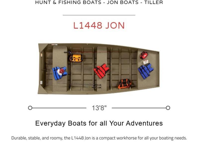 2025 Lowe L1448 Jon
