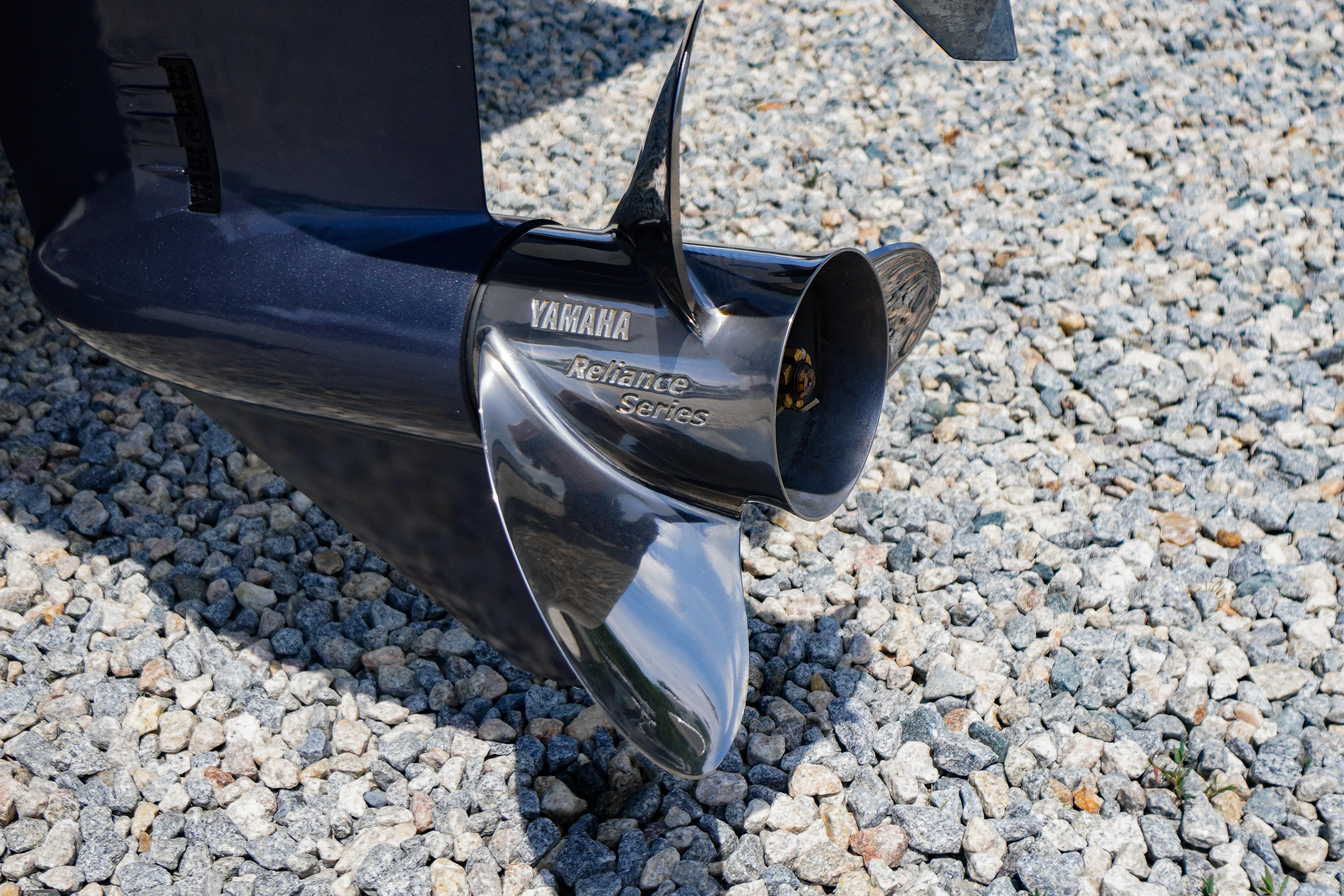 Yamaha Reliance Series propeller on 2027 Tidewater 220 CC Adventure boat.