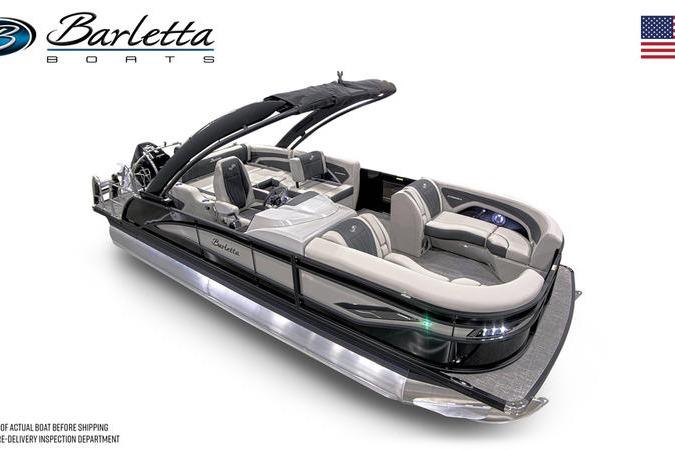 2026 Barletta Corsa 23UA pontoon boat with luxurious design.
