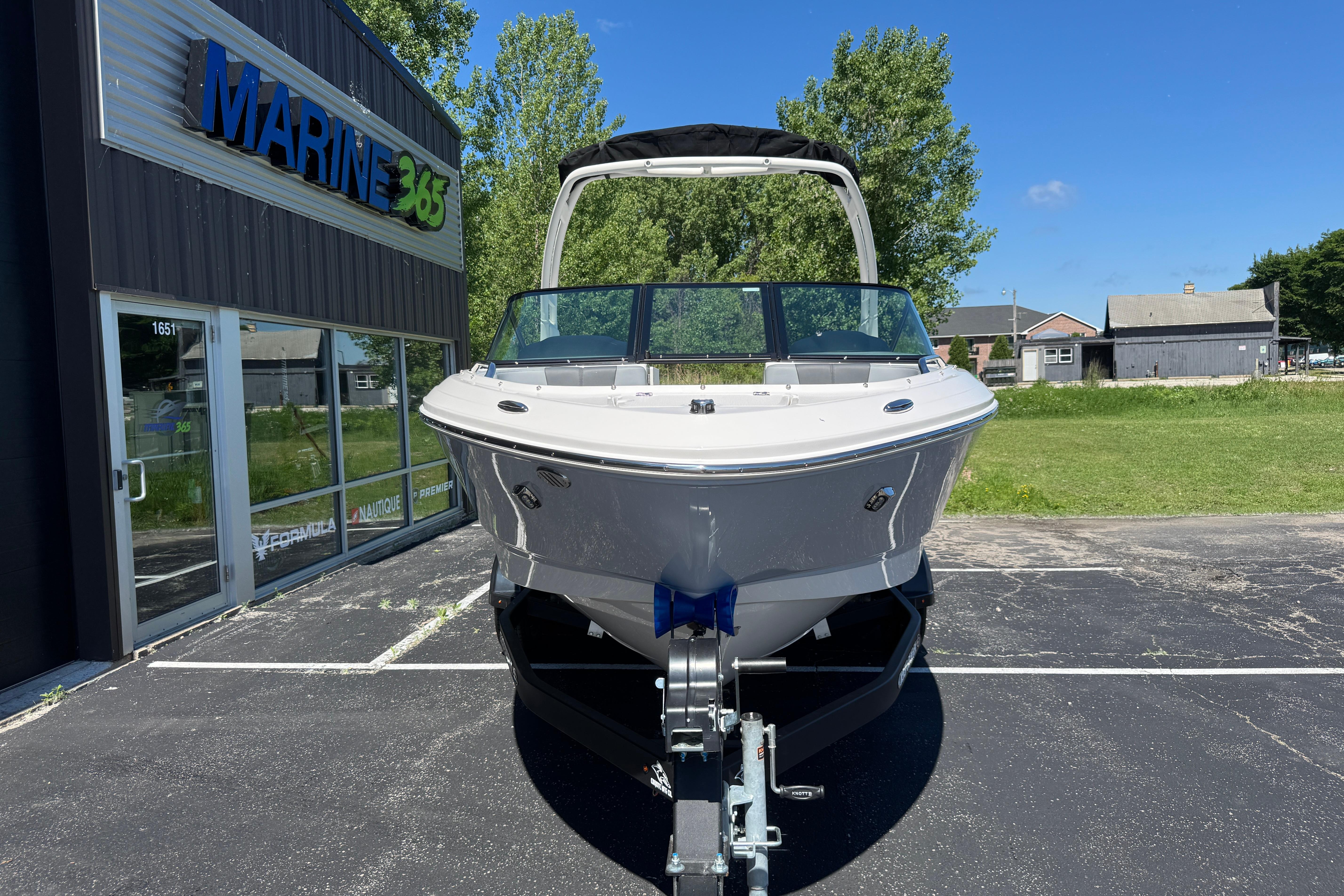 2026 Chaparral 21 SSi boat on trailer at Marine 365 dealership.