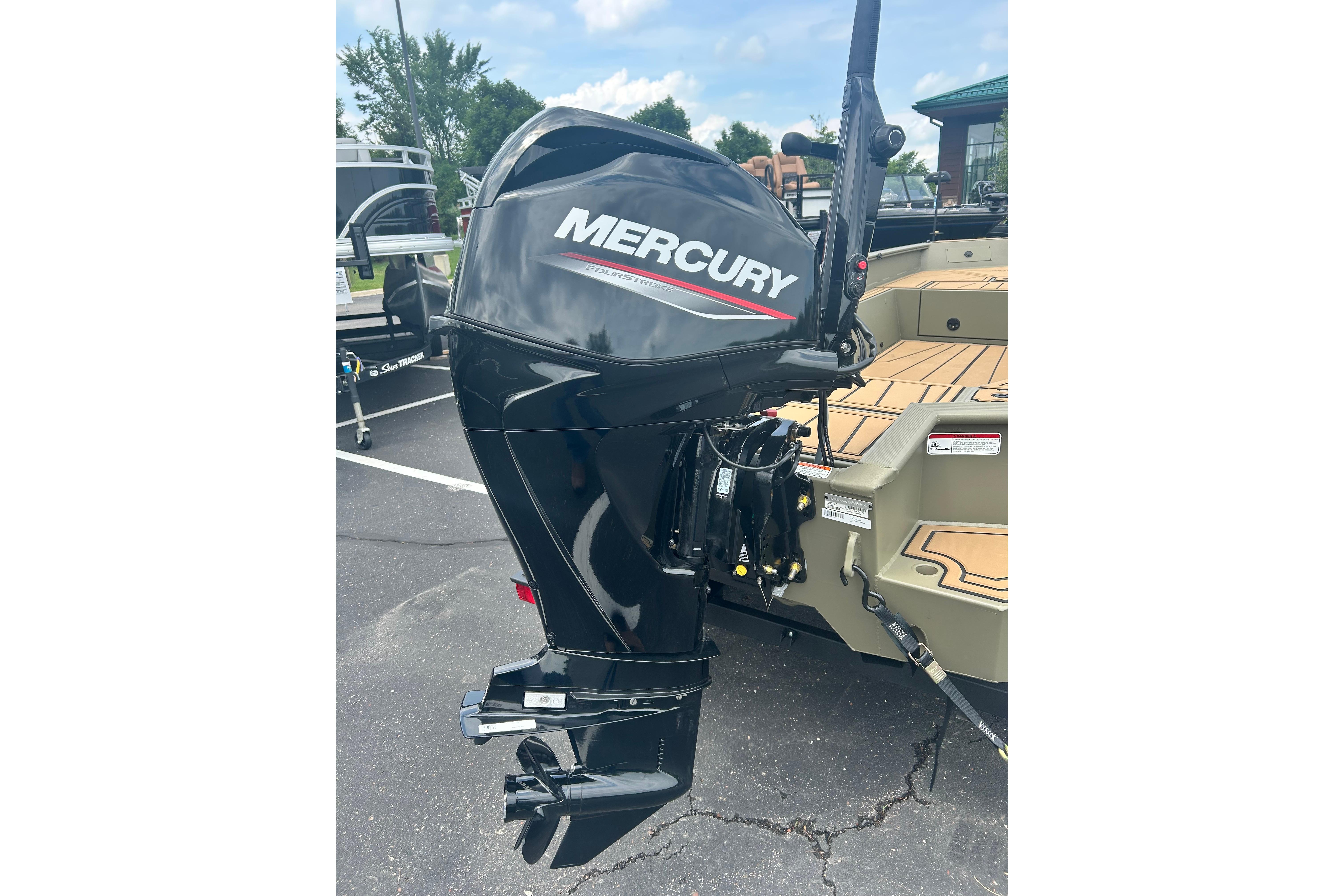 2026 Tracker Grizzly 1650 T Prairie Wings Edition with Mercury outboard motor.