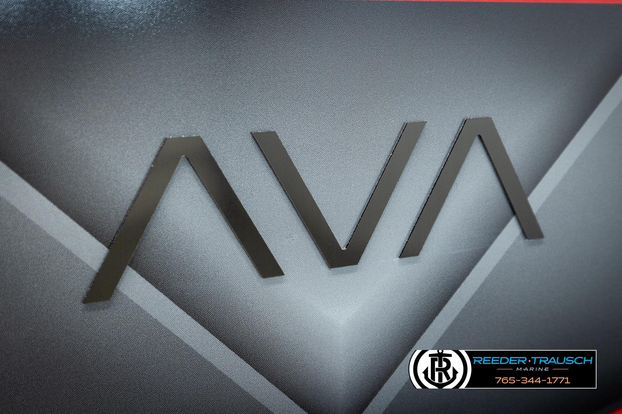 2026 Avalon VLS QL logo on textured surface, Reeder-Trausch Marine branding.