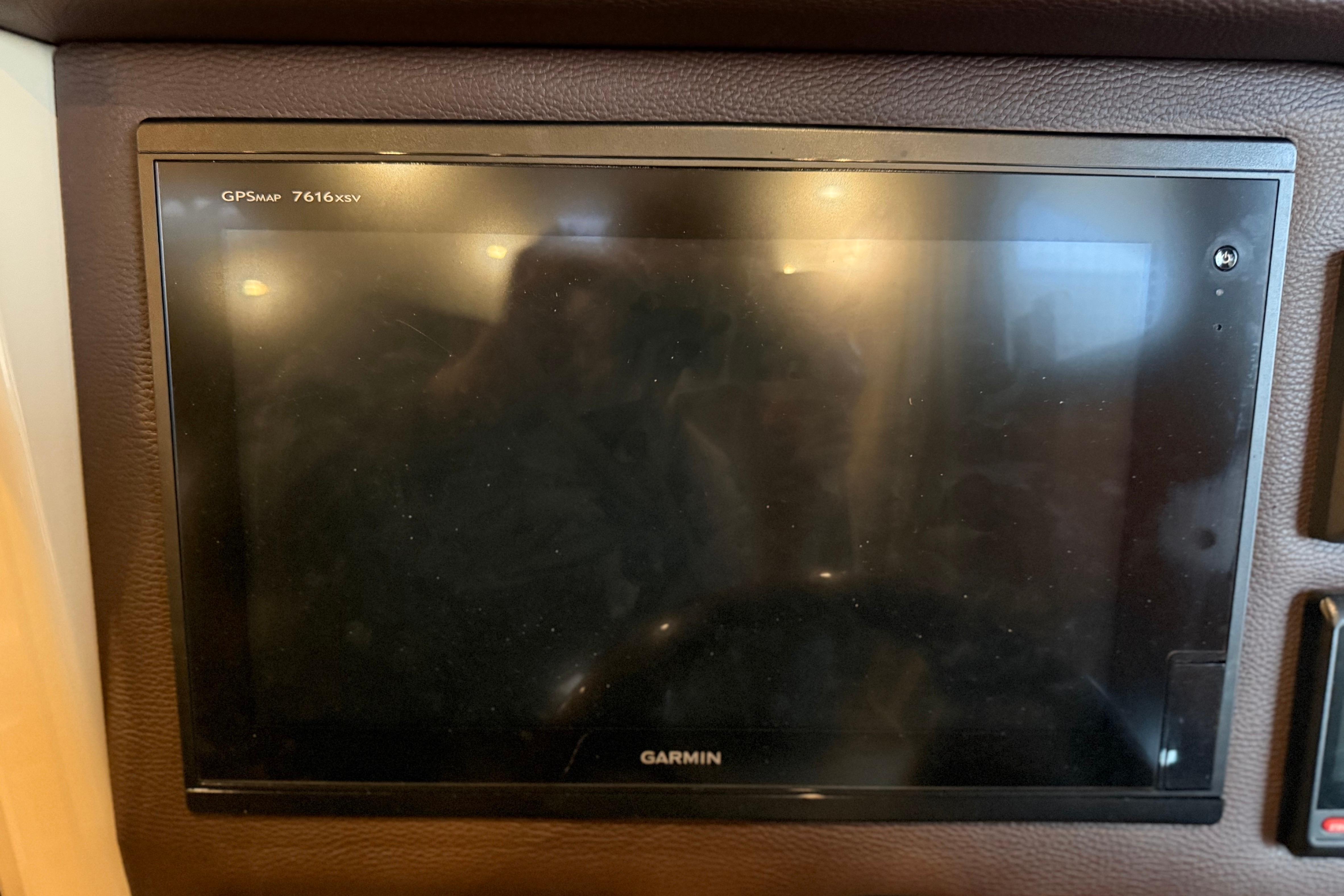 Garmin GPSMap 7616xsv display on 2016 Ranger Tugs R-31 CB boat.