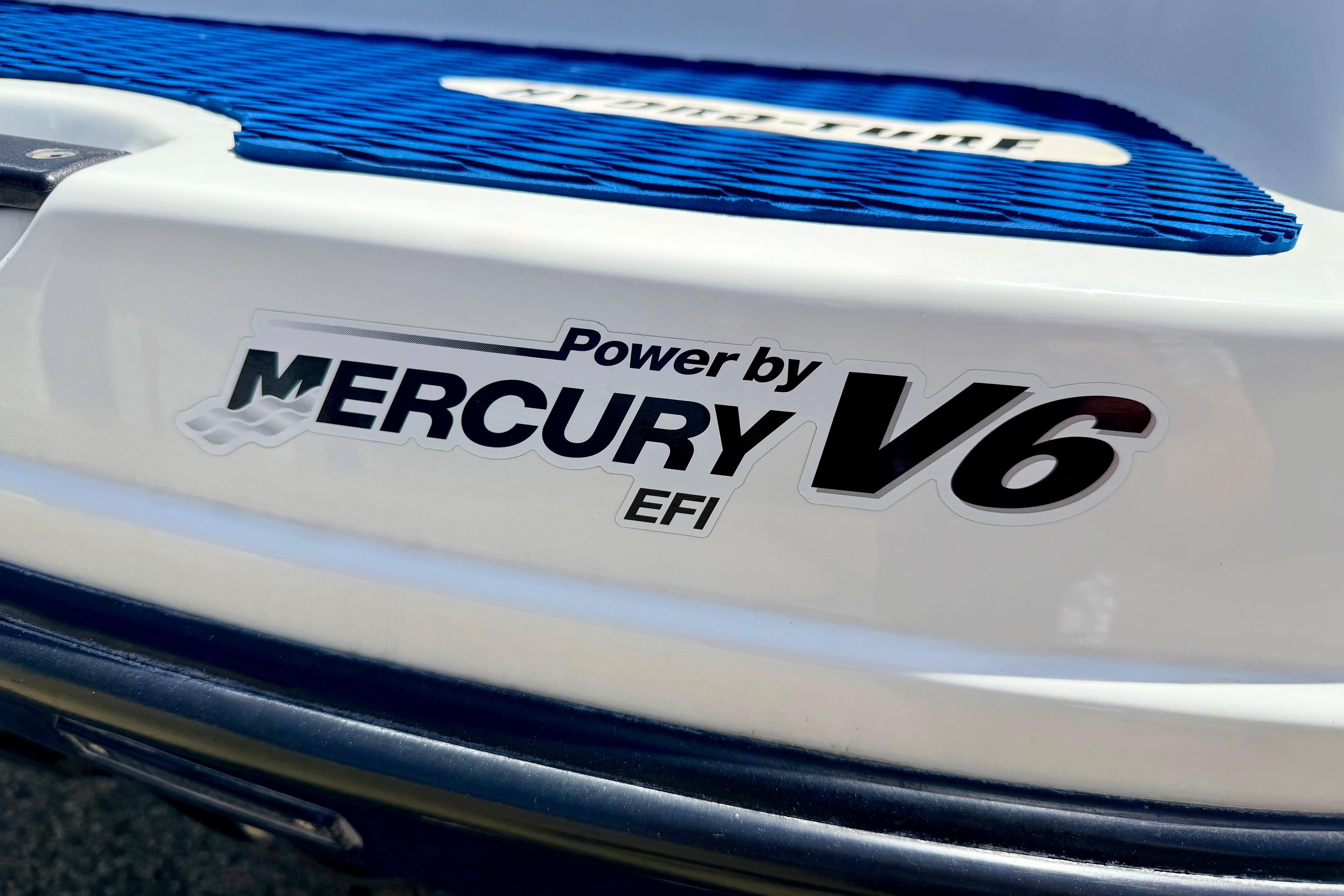 2004 Bombardier SEADOO Utopia 185 with Mercury V6 EFI engine decal.