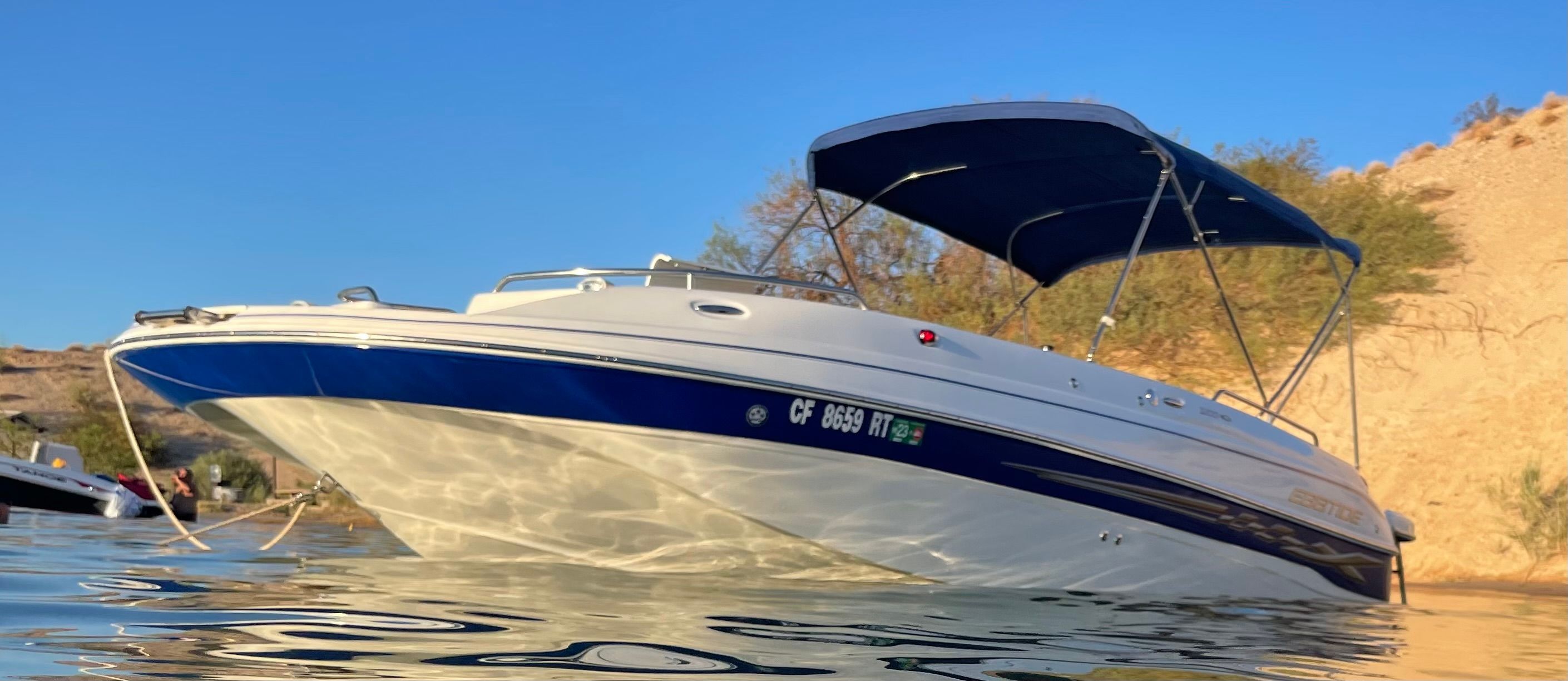 2008 Ebbtide 2100 SS Fun Cruiser O/B