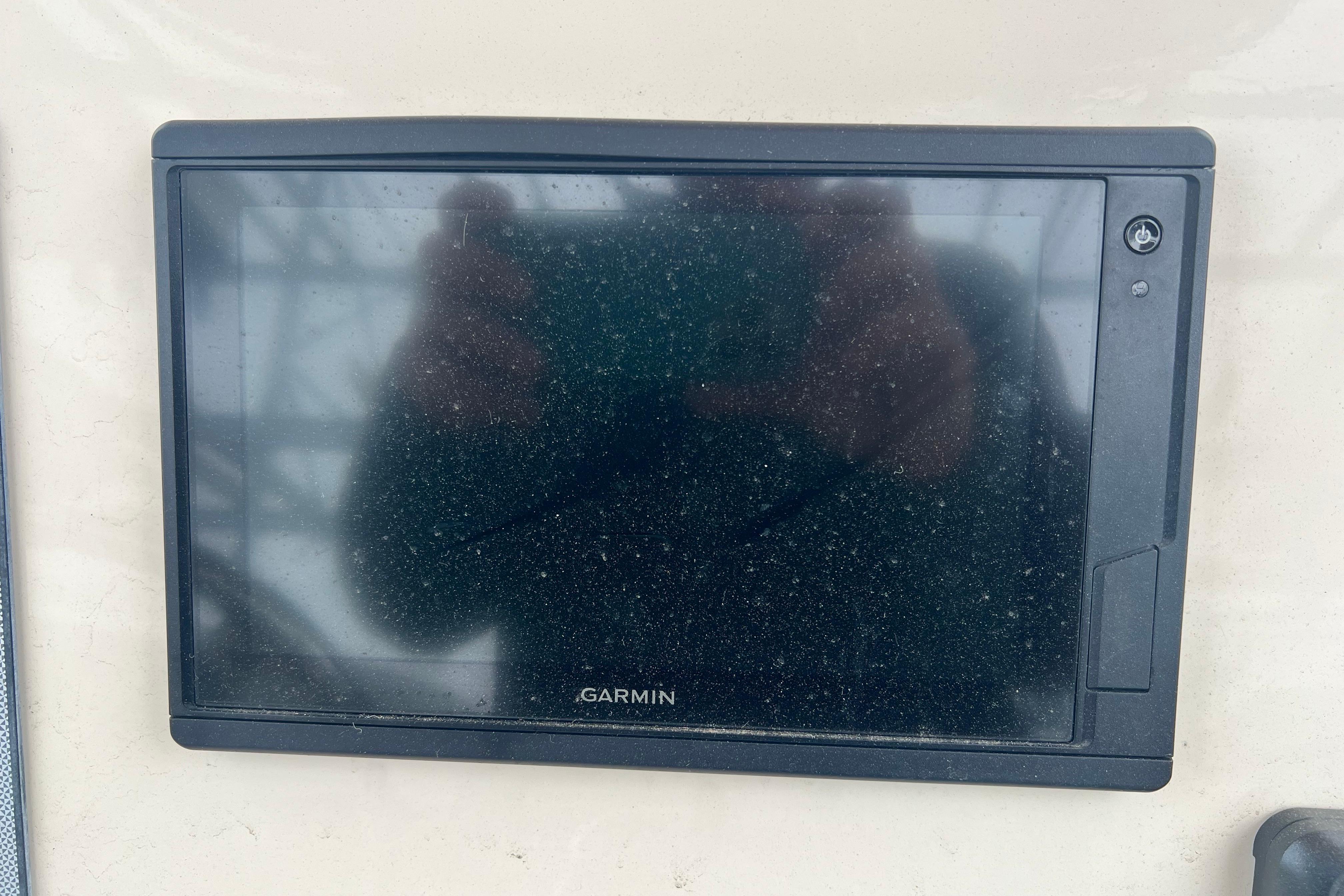 Garmin display on 2020 Scout 195 Sportfish boat dashboard.