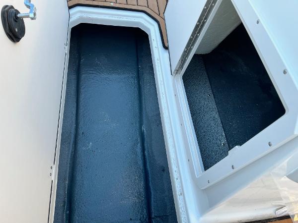 2024 Starcraft SVX 191 boat storage compartments.