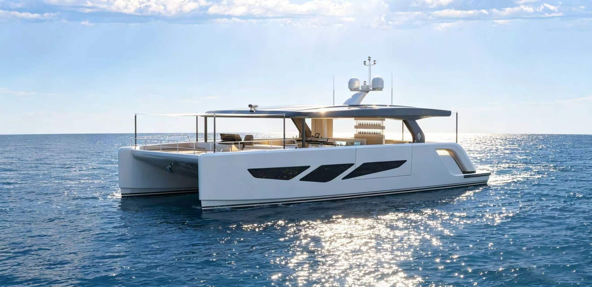 2027 Diamond Yachts P55 Power Catamaran - Image 3