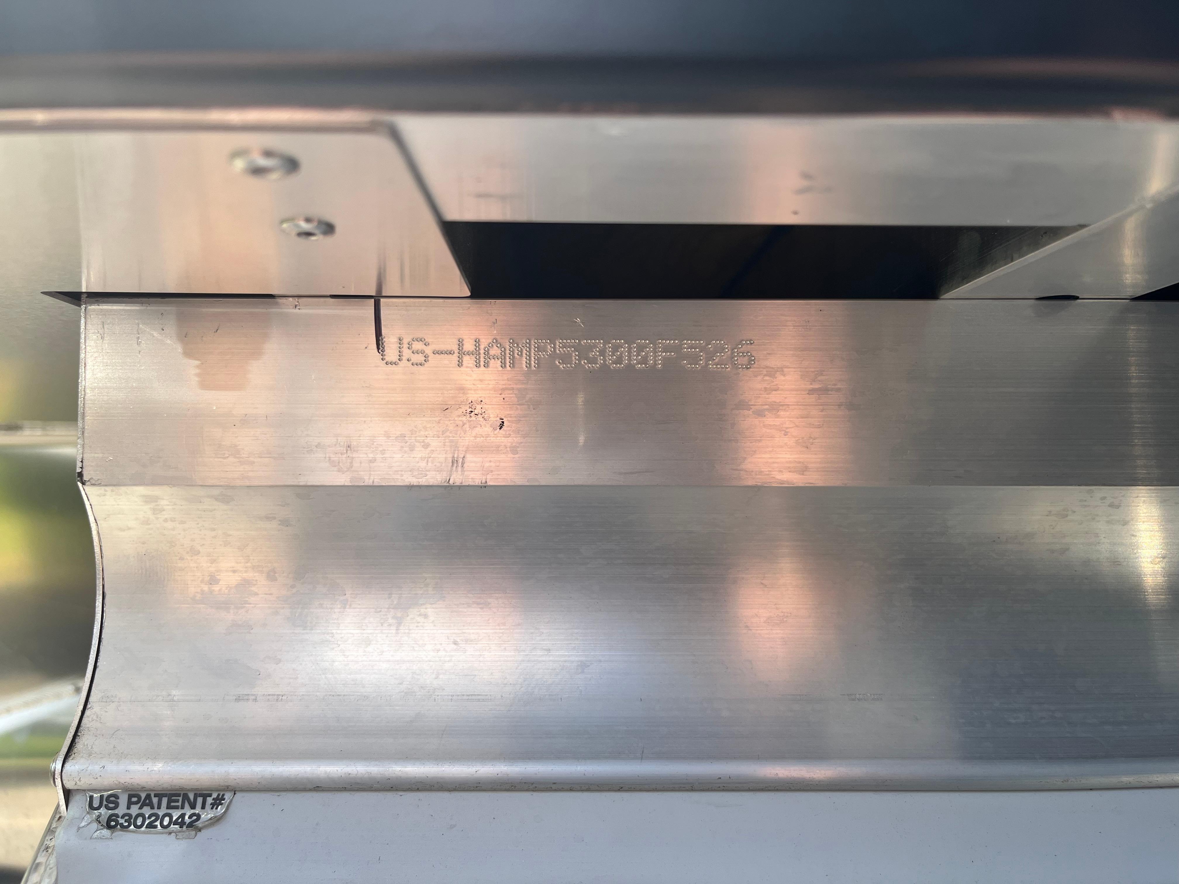 Serial number and patent details on Harris Grand Mariner 230, 2026 model.