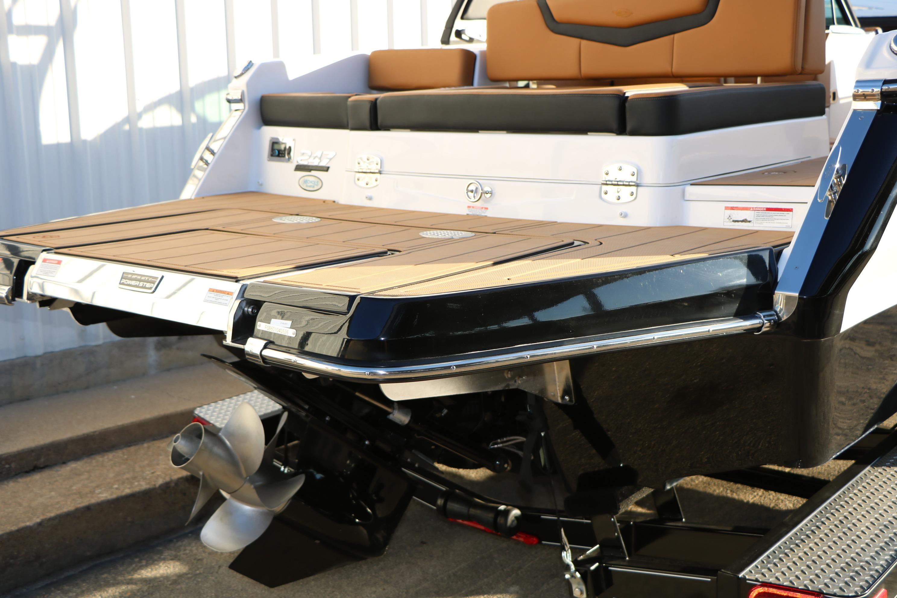 2026 Chaparral 247 SSX boat with sleek design and modern features.