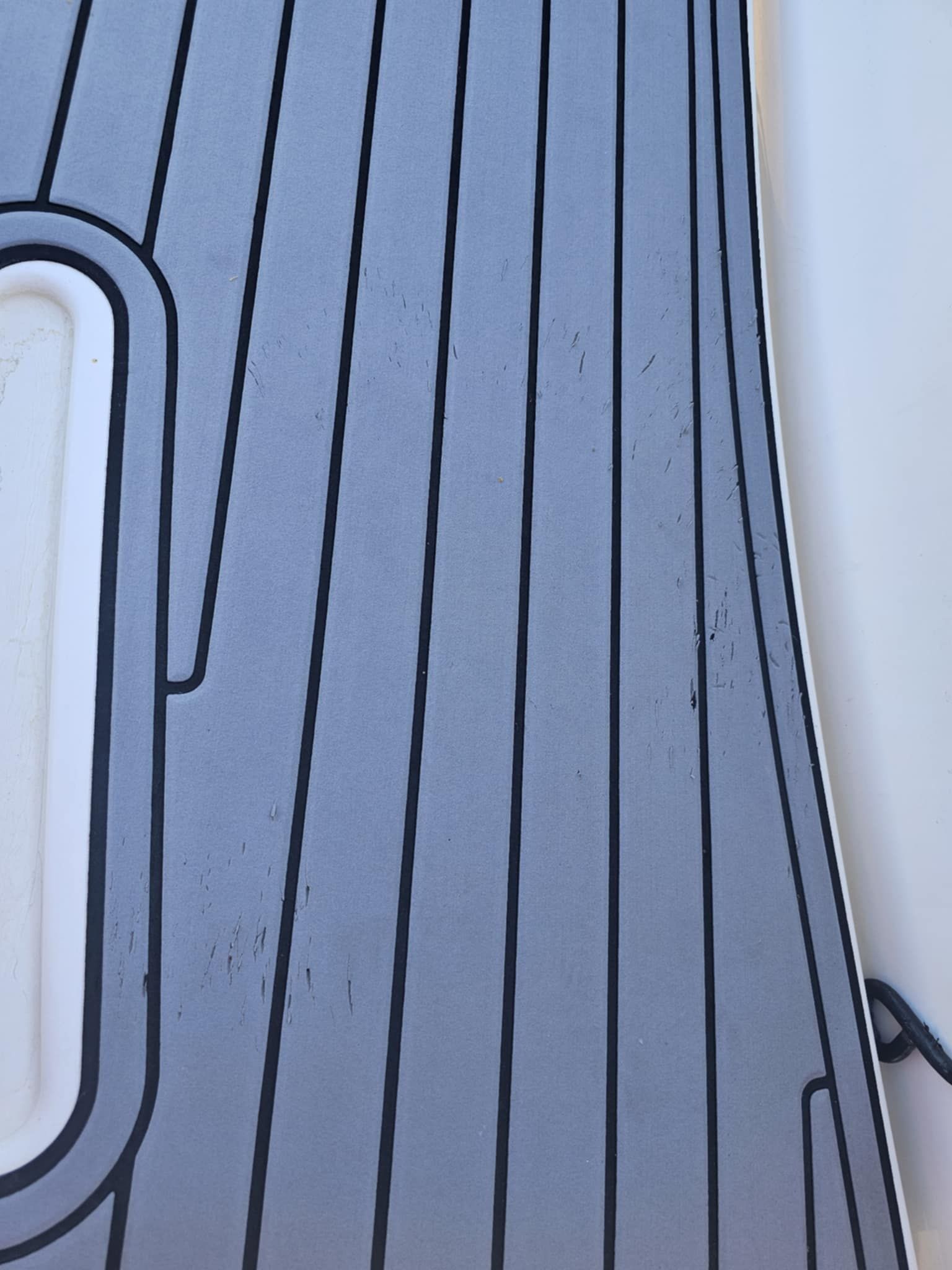 Gray boat mat with black lines, MB PIGPR 2006 model.