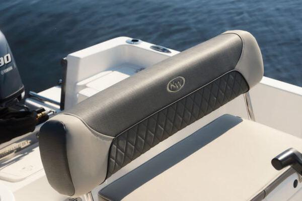 Manufacturer Provided Image: 2025 Key West 1720 Center Console boat seat with ocean backdrop.