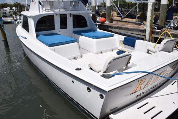 Fiberglass swim platform