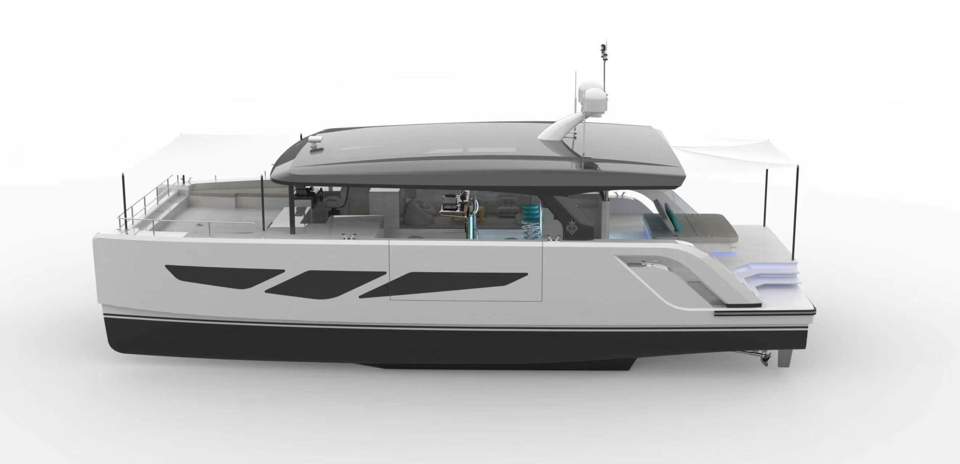2027 Diamond Yachts P55 Power Catamaran - Image 7