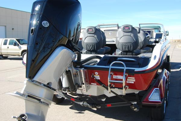 2024 Ranger 620FS Pro boat with powerful outboard motor.
