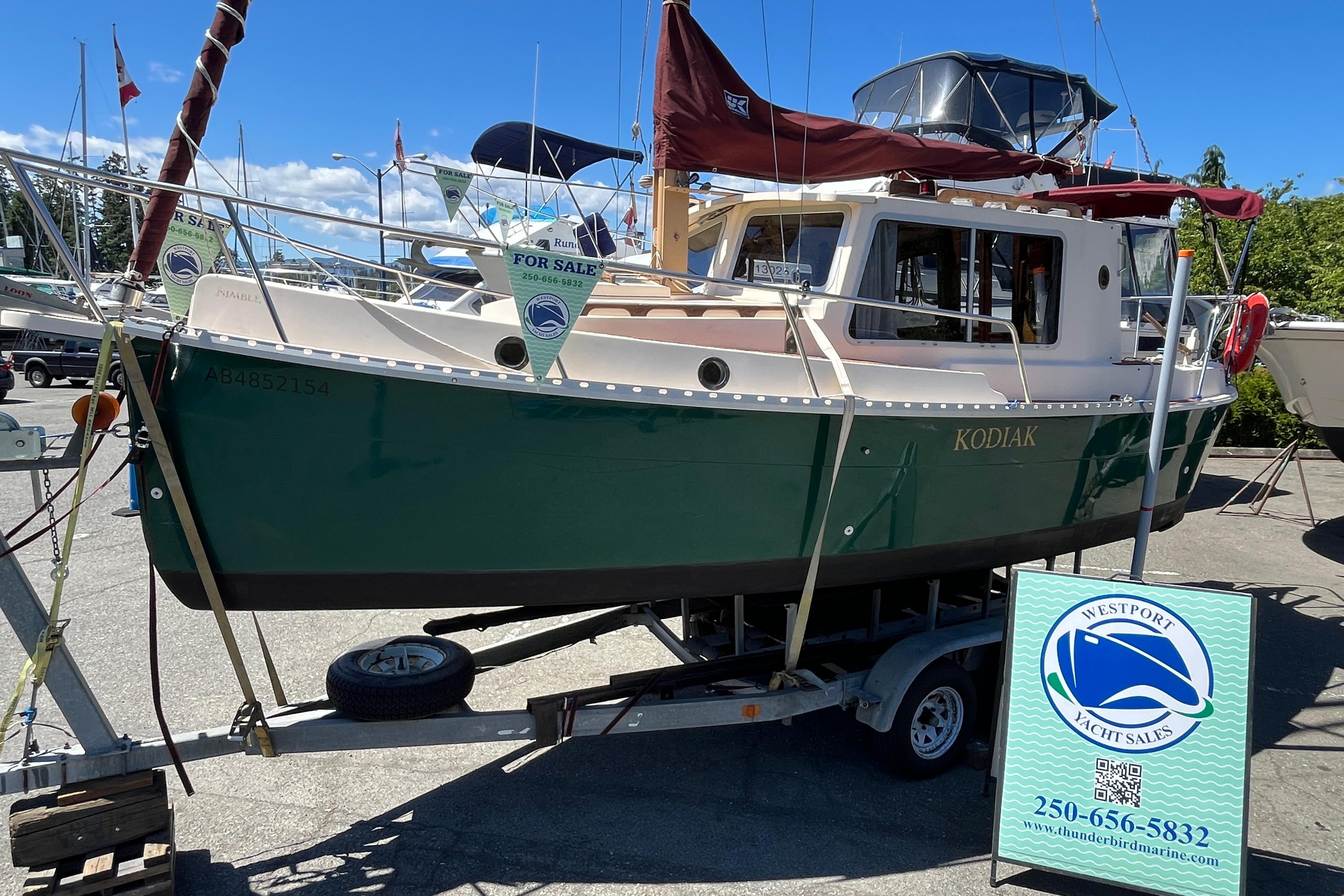 1994 Nimble Kodiak Pilothouse Motor Sailor