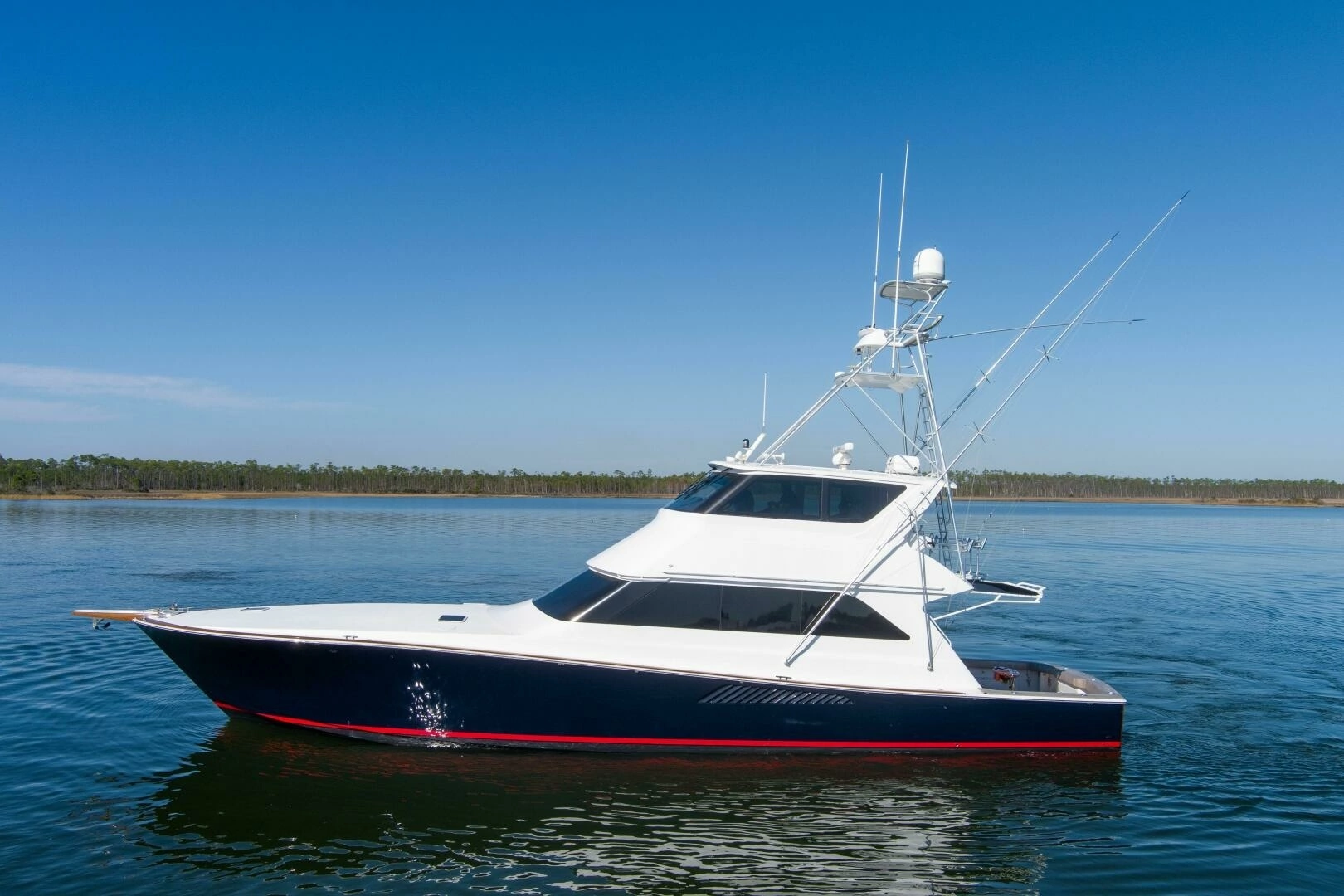 2001 Viking 65 Enclosed Bridge - Image 45