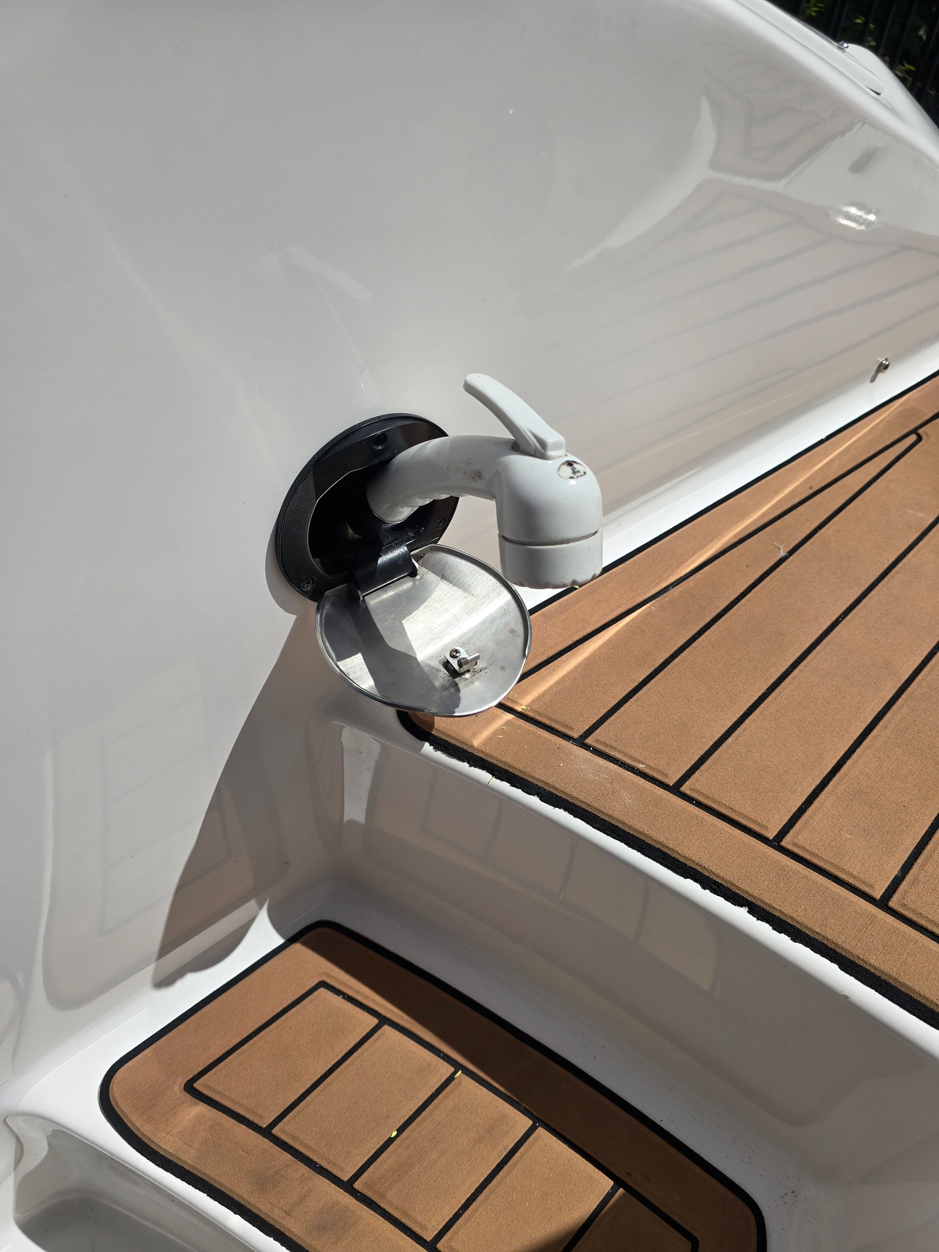 Faucet on Hurricane SD 2200 boat, year 2016.