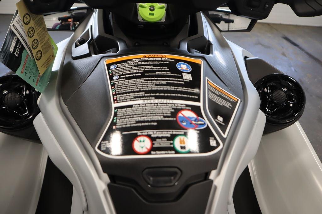2026 Sea-Doo GTX Limited 325 dashboard with safety instructions and controls.