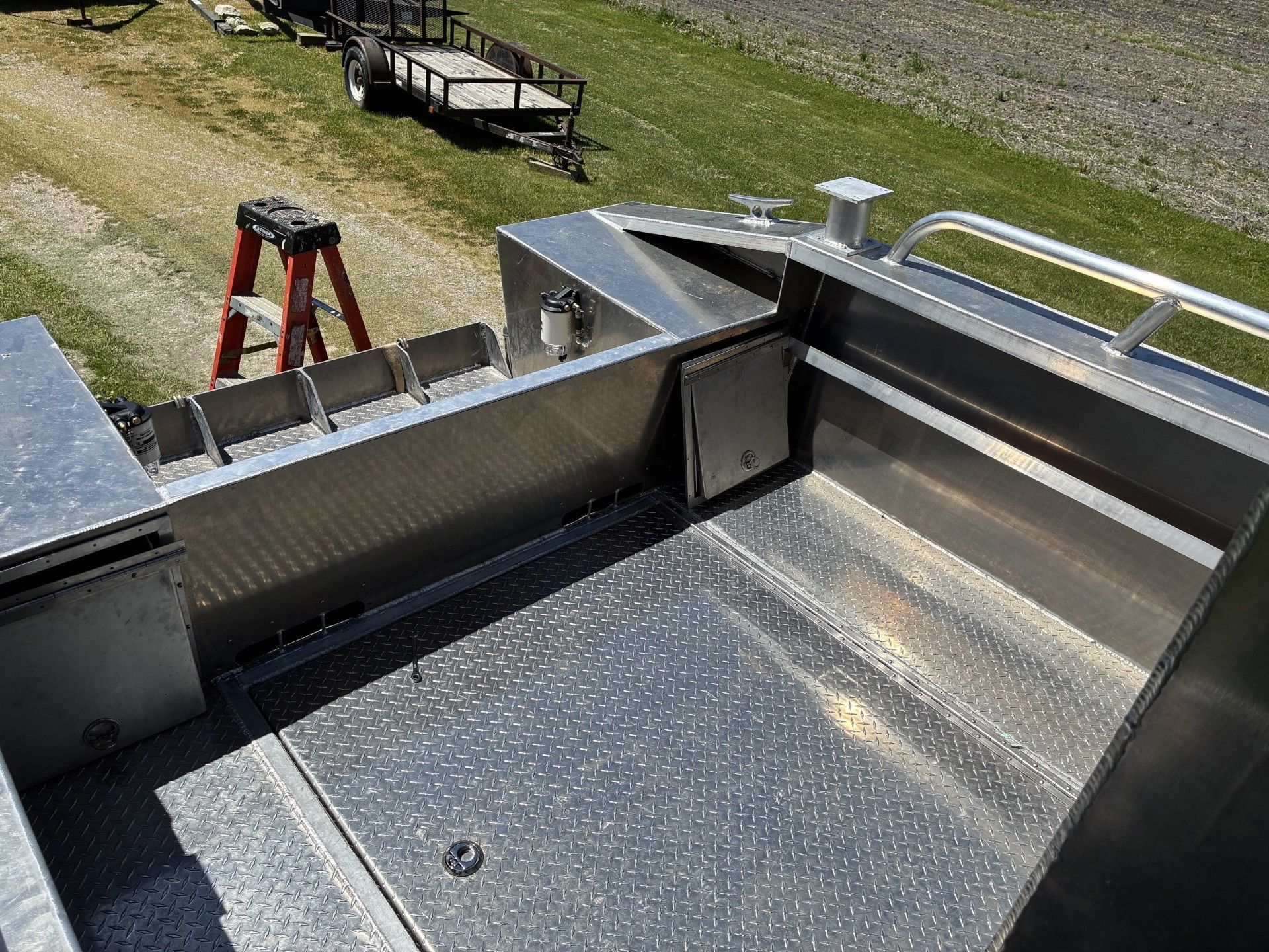 Interior view of a custom landing craft from 2026.