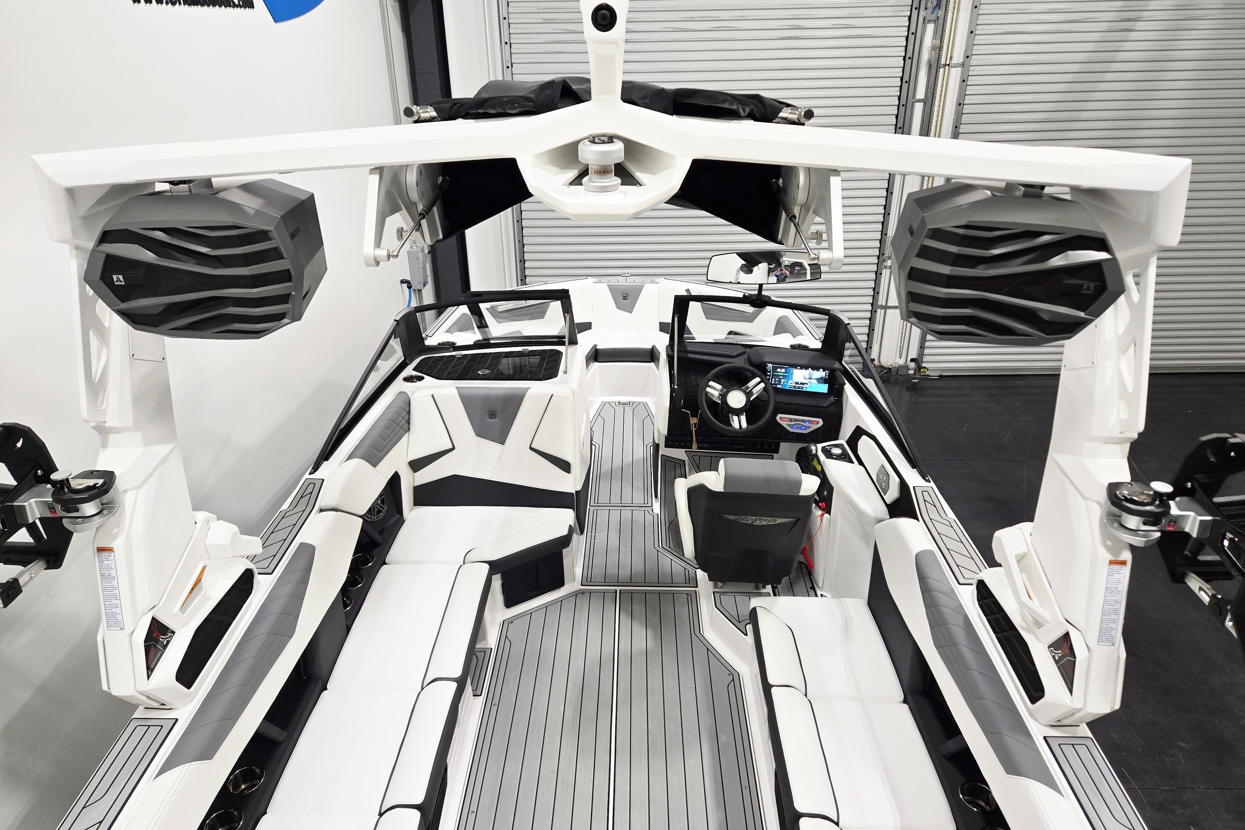 2026 Nautique Super Air Nautique S23 interior with sleek design and advanced features.