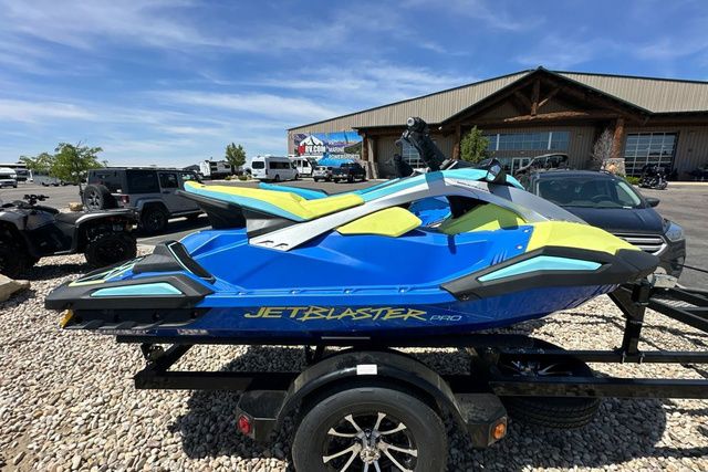 2026 Yamaha WaveRunner JETBLASTER PRO 3-AZURE BLUE/LUNAR YELLOW - 19
