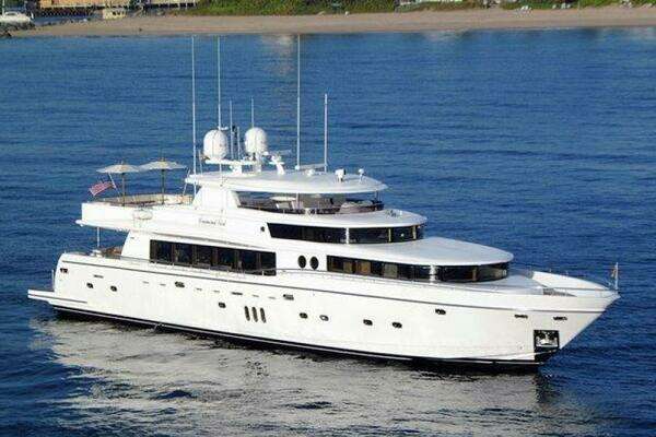 2027 Johnson 110' Flybridge w/On-Deck Master