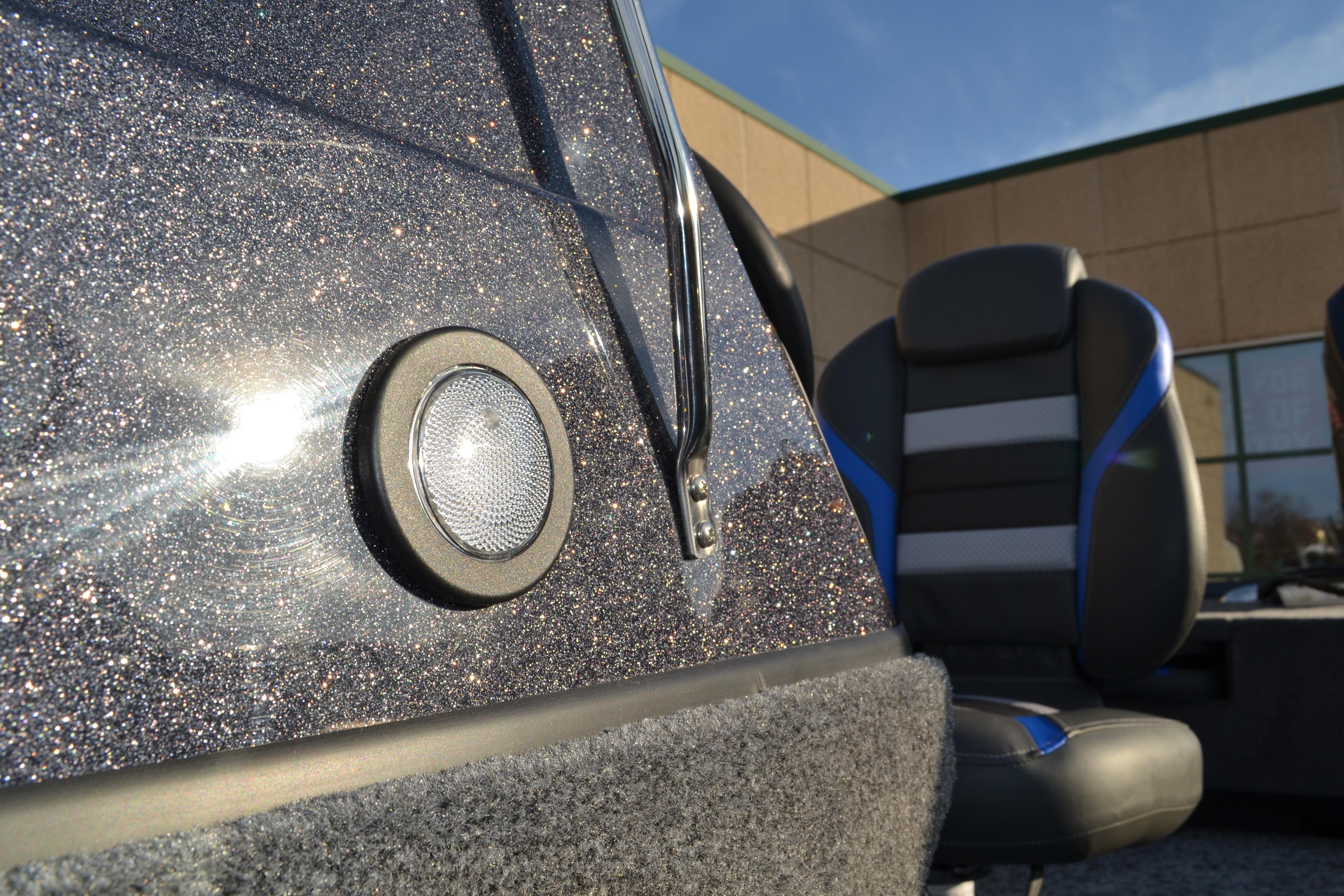 2026 Ranger VS1882SC Reata boat interior with glitter finish and modern seating.