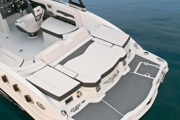 Manufacturer Provided Image: 2016 Chaparral 246 SSi boat interior with spacious seating and swim platform.