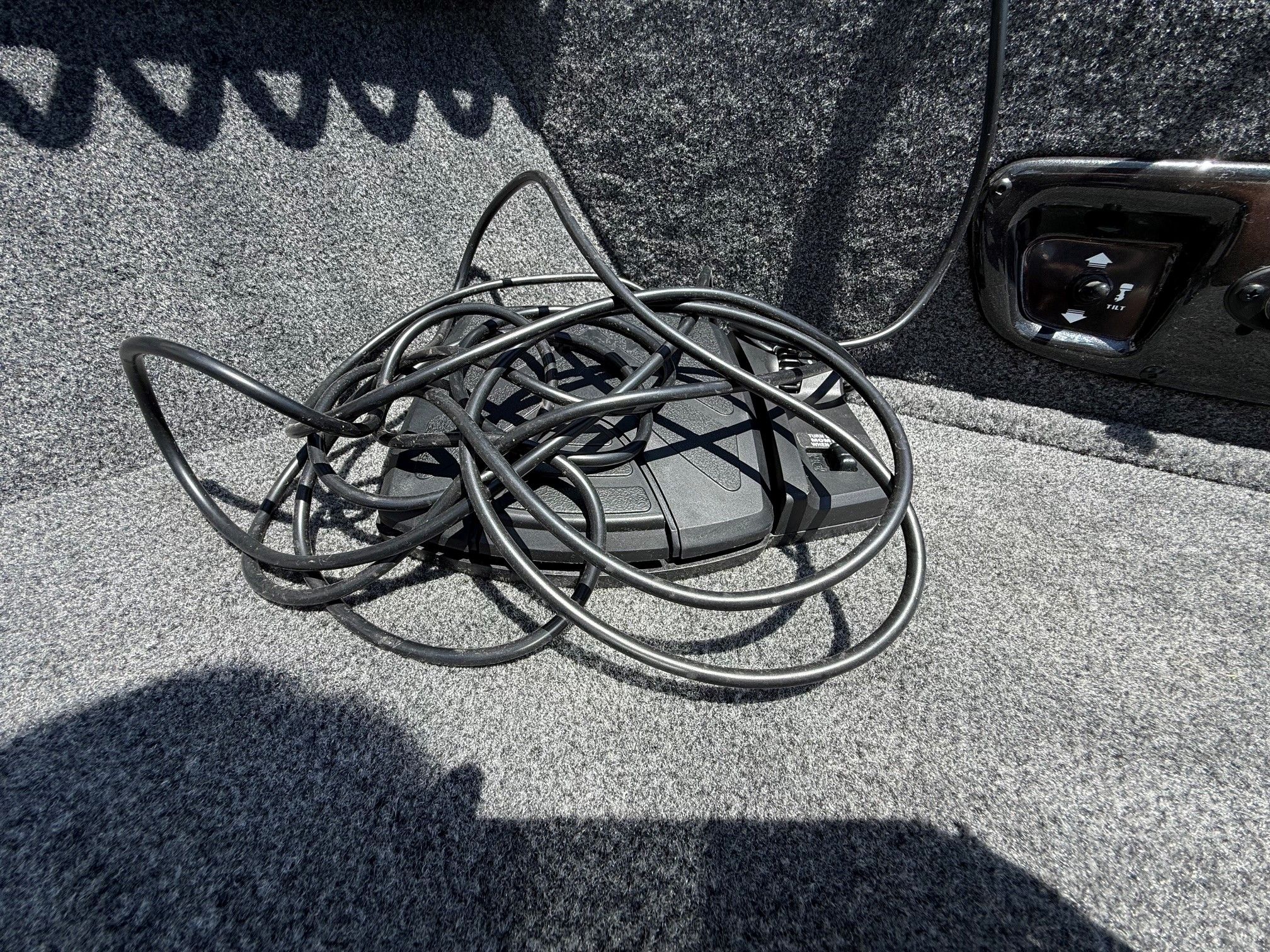 Wiring inside Tracker Pro Guide V175 boat, 2024 model.