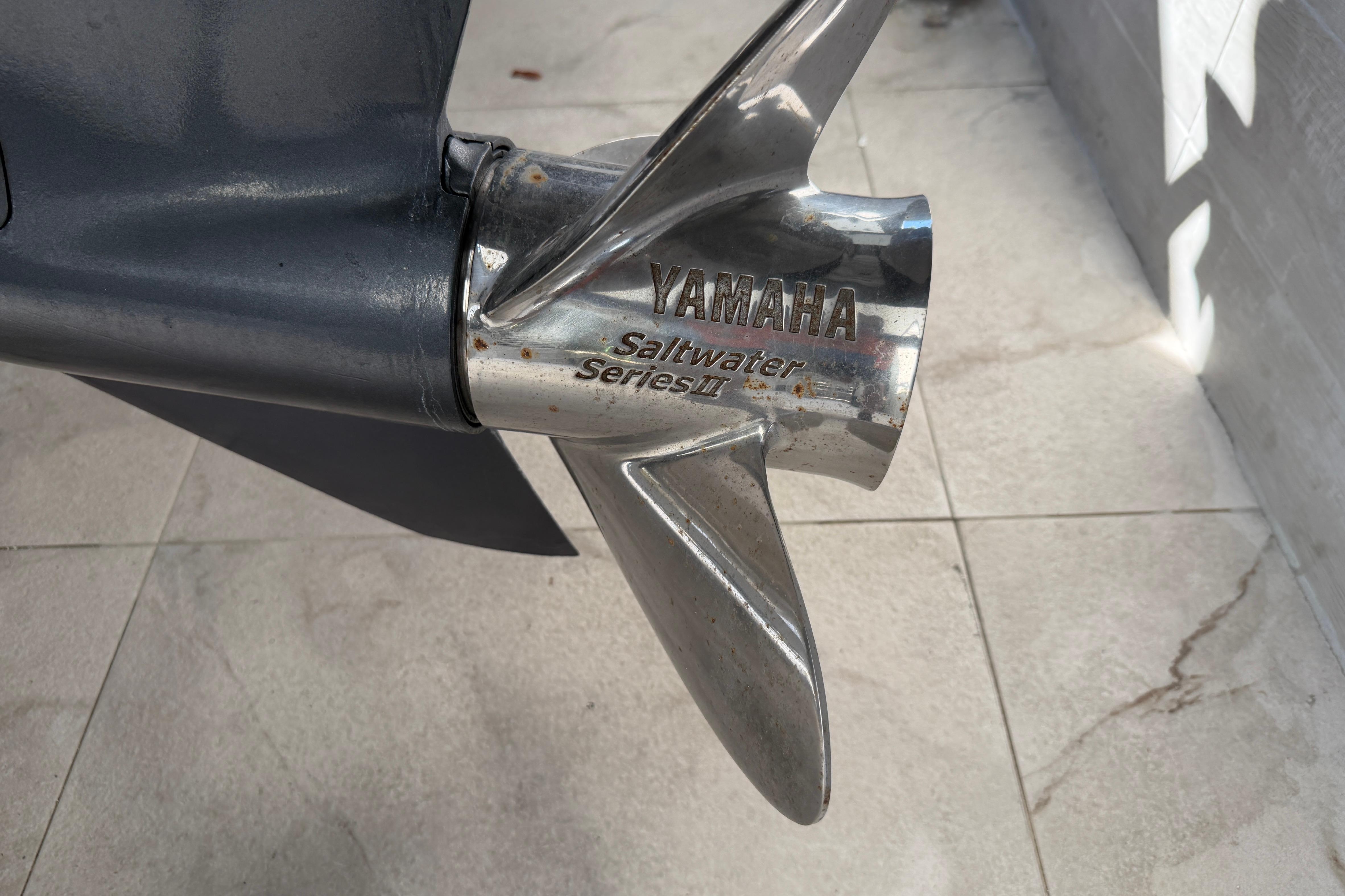 Yamaha Saltwater Series II propeller on 2004 Grady White 273 boat.