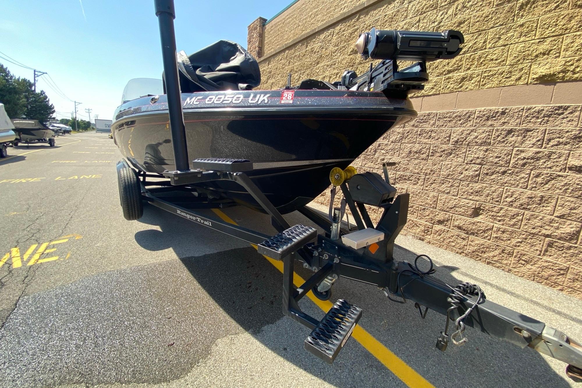 2017 Ranger 621FS Fisherman boat on trailer, parked outdoors.