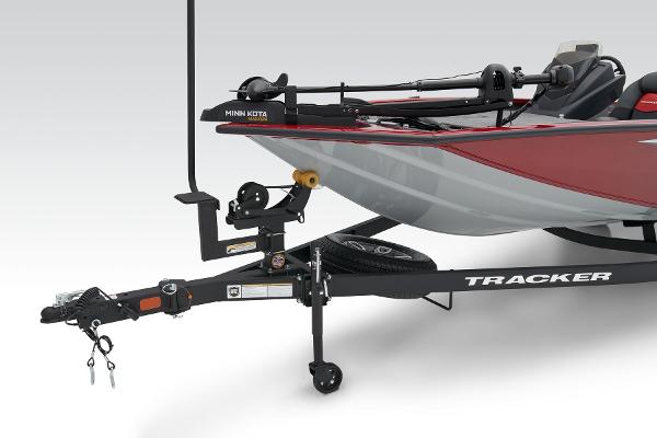 Manufacturer Provided Image: 2025 Tracker Pro Team 195 Tournament Edition boat on trailer, featuring Minn Kota trolling motor.