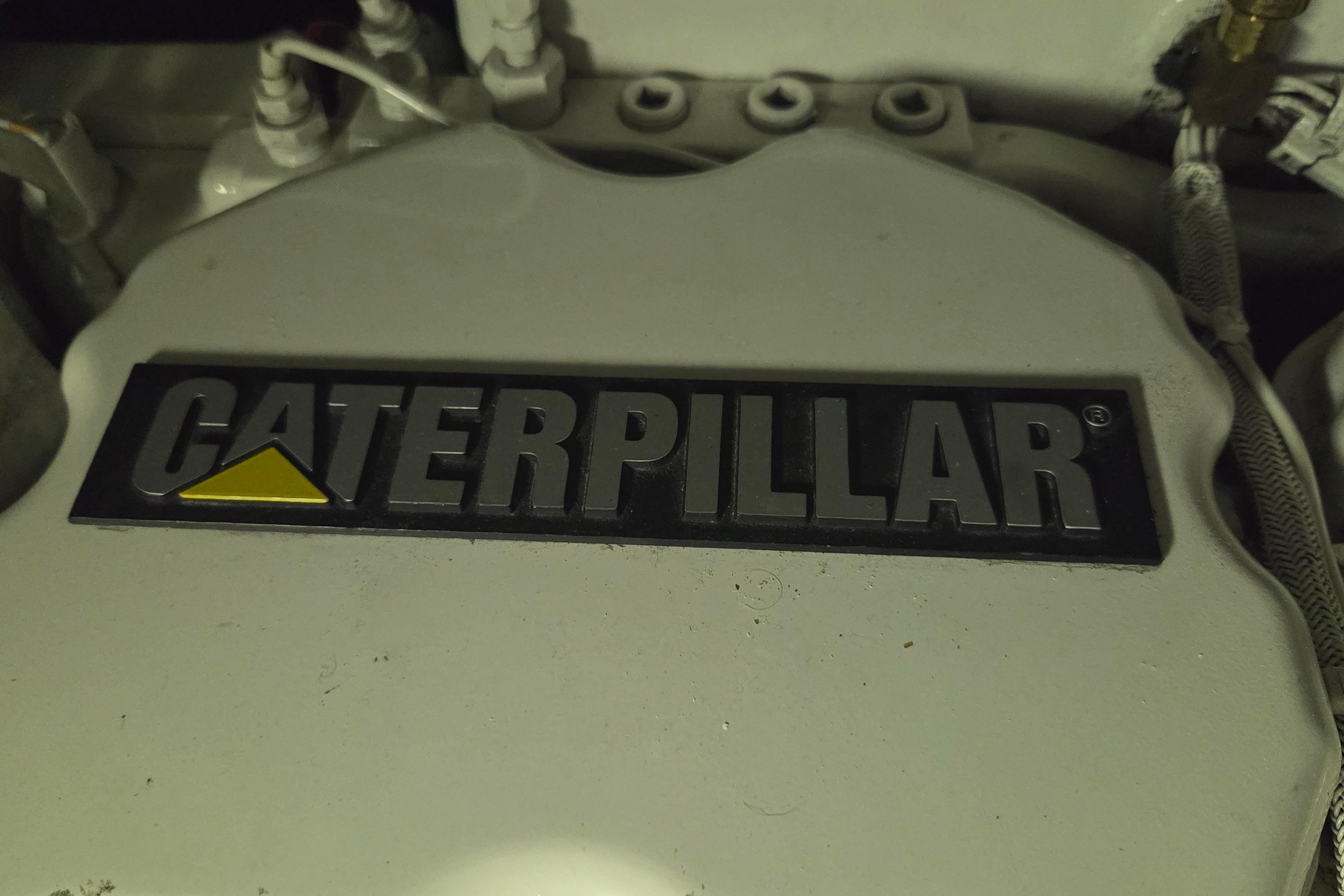 Caterpillar engine component in a 2000 Sea Ray Sundancer 540 yacht.