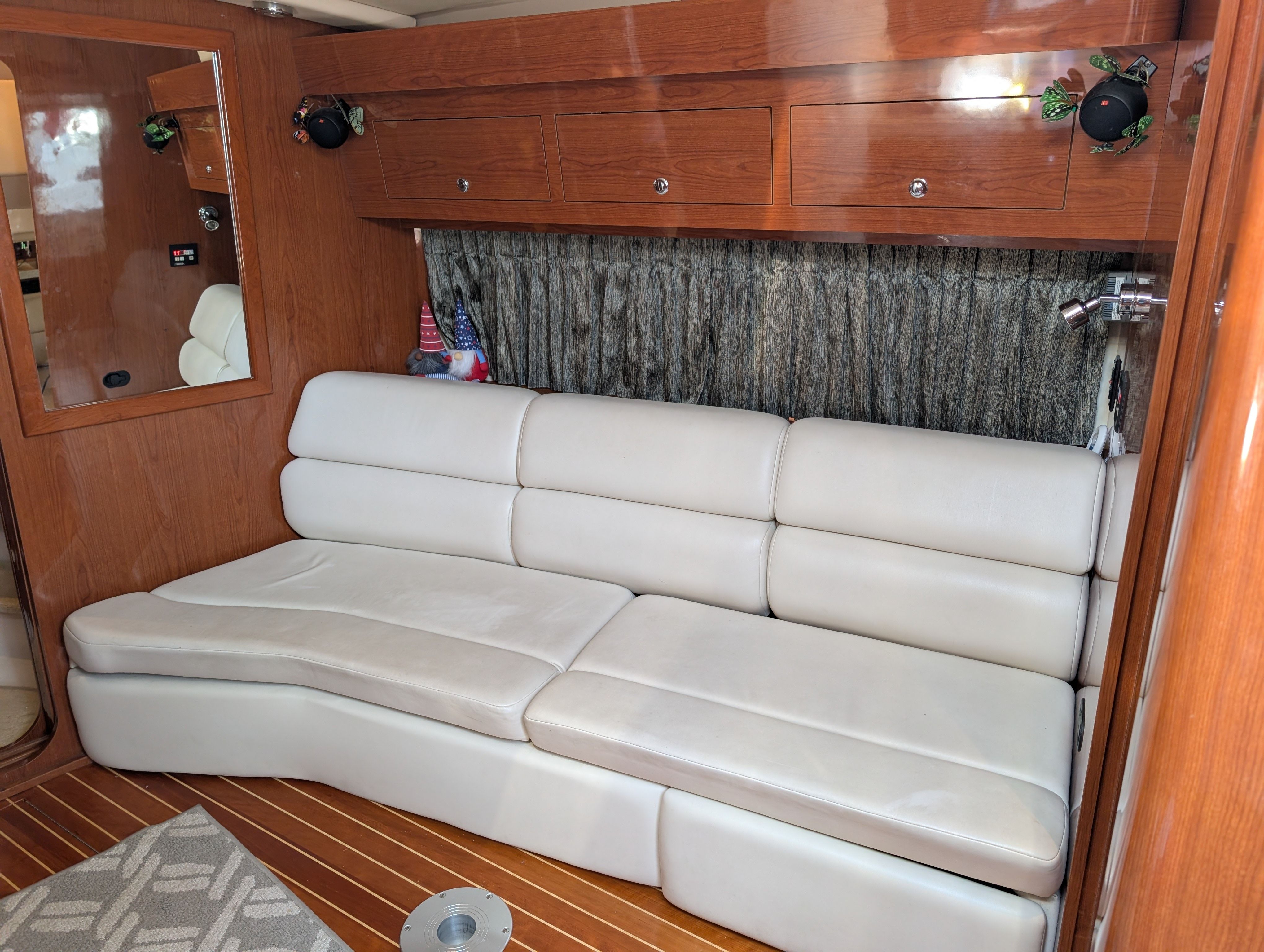 Interior of a 2005 Regal Commodore 3560 yacht.