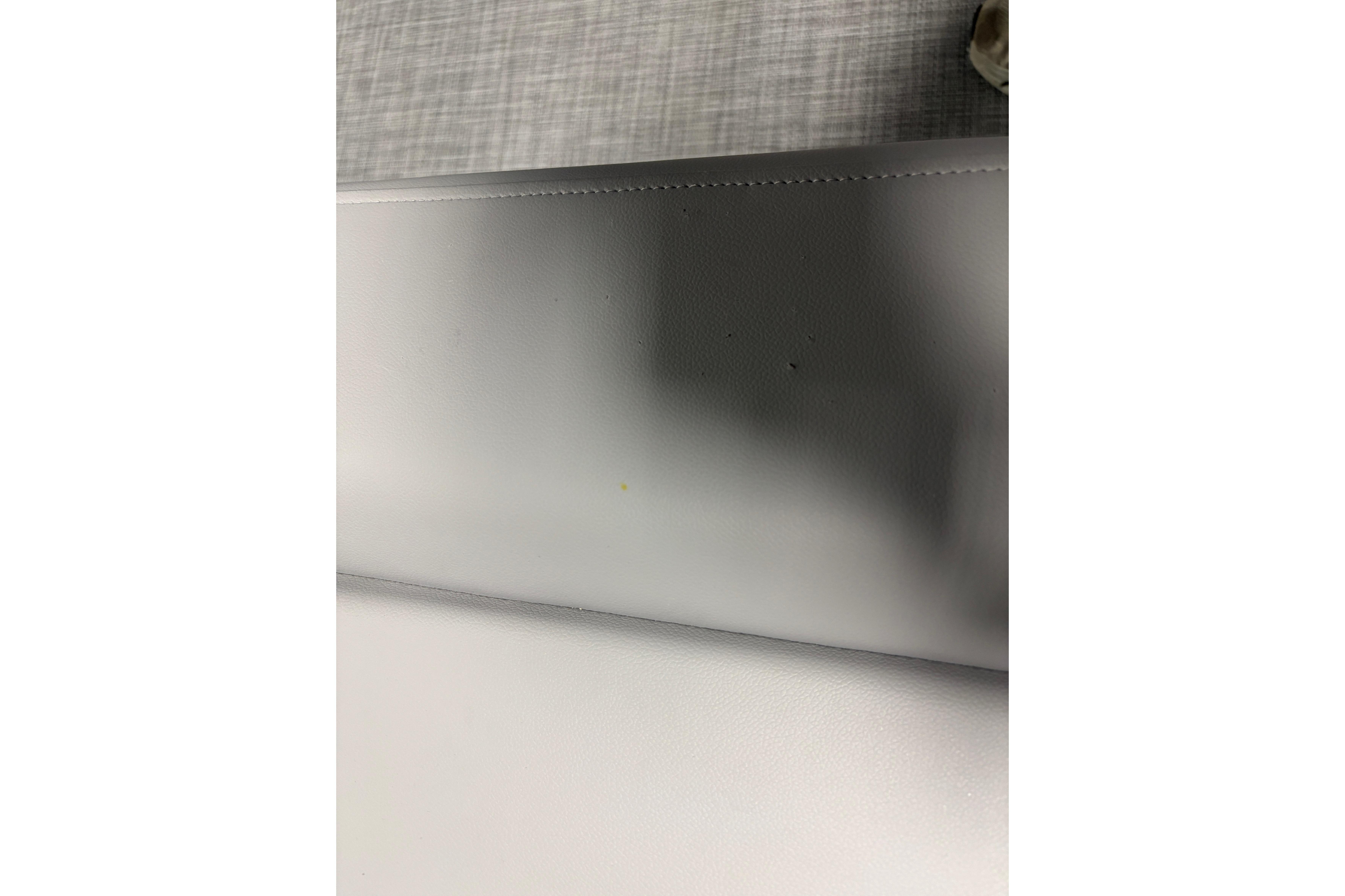 Close-up of Sun Tracker Party Barge 18 DLX 2026 upholstery detail.