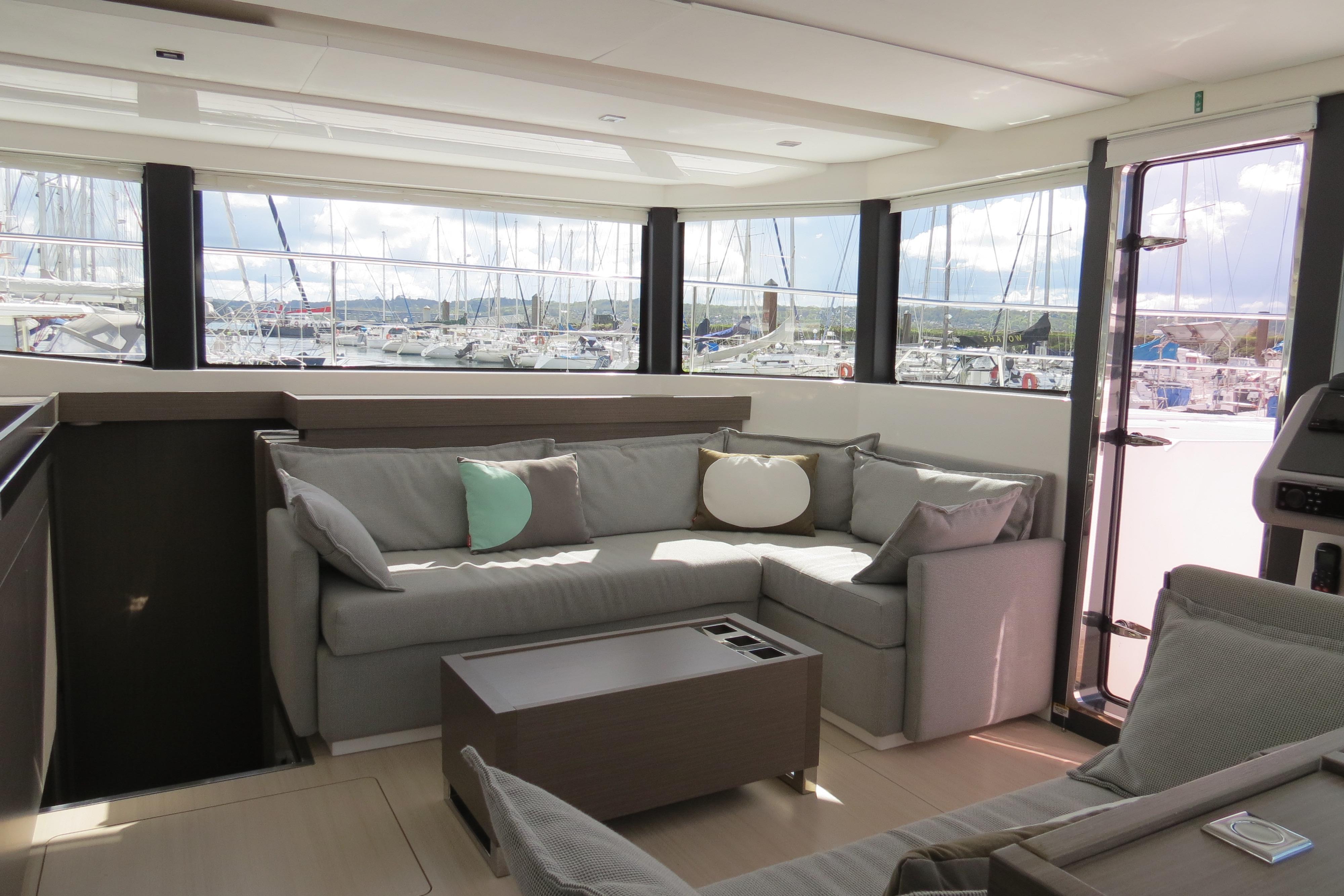 Luxurious interior of 2022 Leopard 46