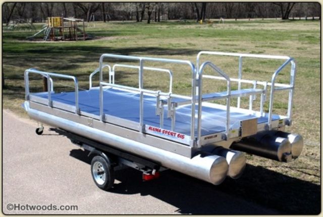2026 Hotwoods Pontoons Aluma Sport 615 - 7