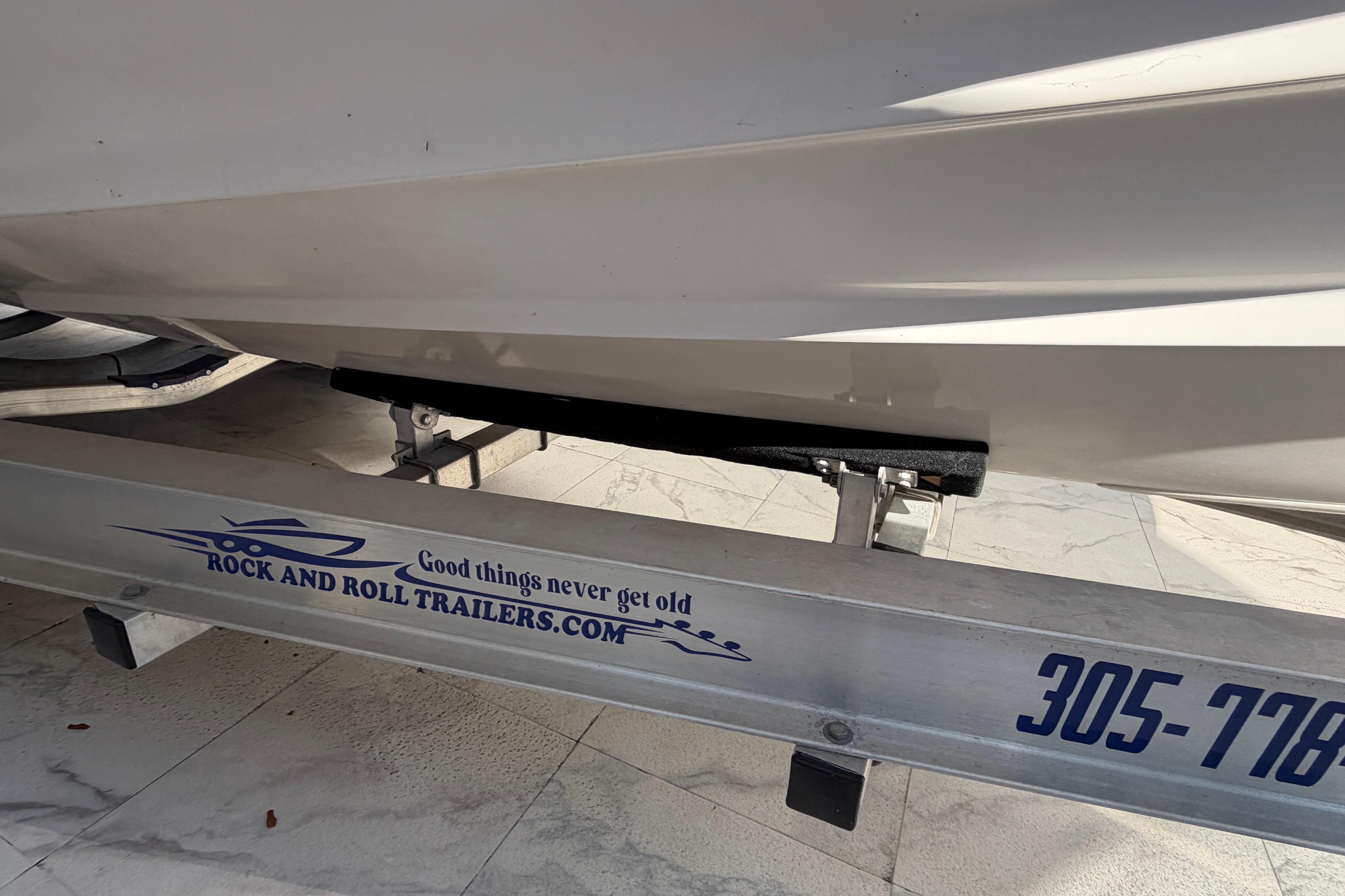 Trailer for 2004 Grady White 273 boat by Rock and Roll Trailers.