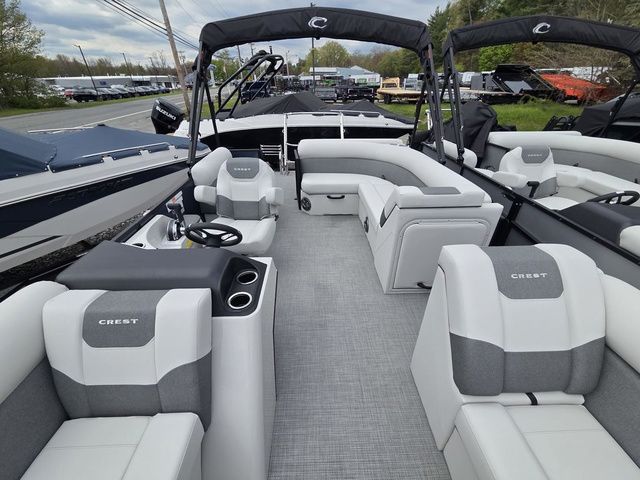 2026 Crest Conquest SE 220 Cruise Tri-Toon W/150Hp And Traile - 7