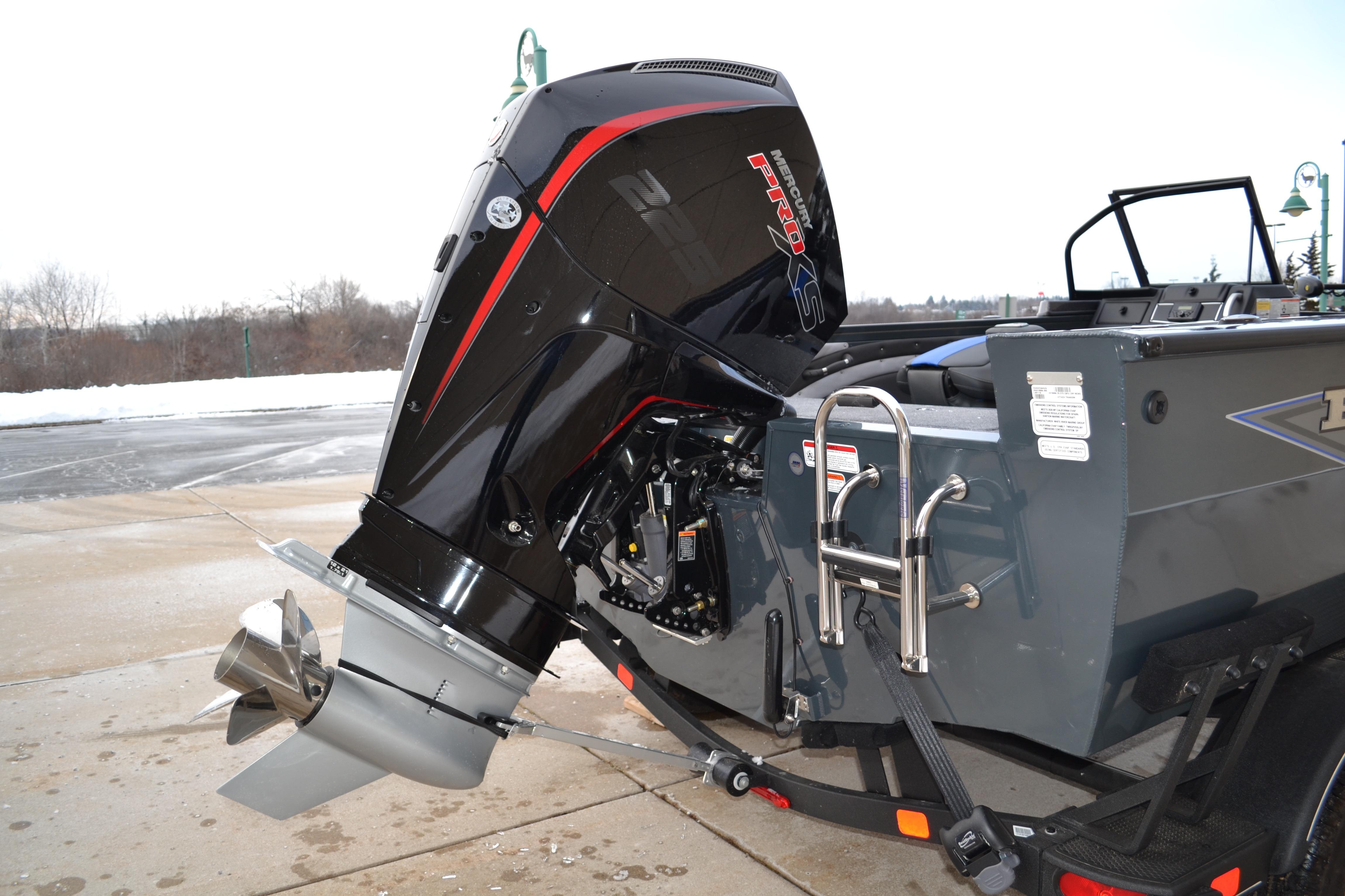 2026 Ranger VX1888 WT boat with powerful Mercury Pro XS outboard motor.
