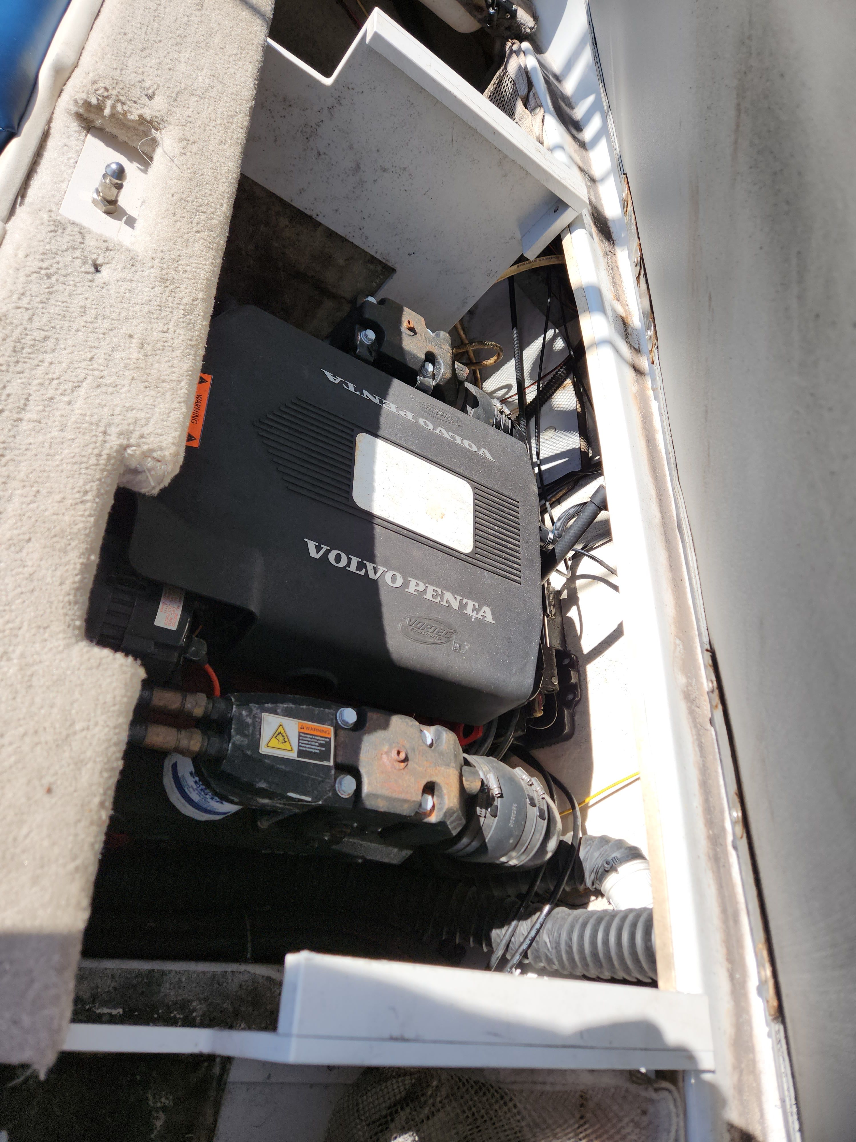 Volvo Penta engine in a 2003 Crownline 225 BR.