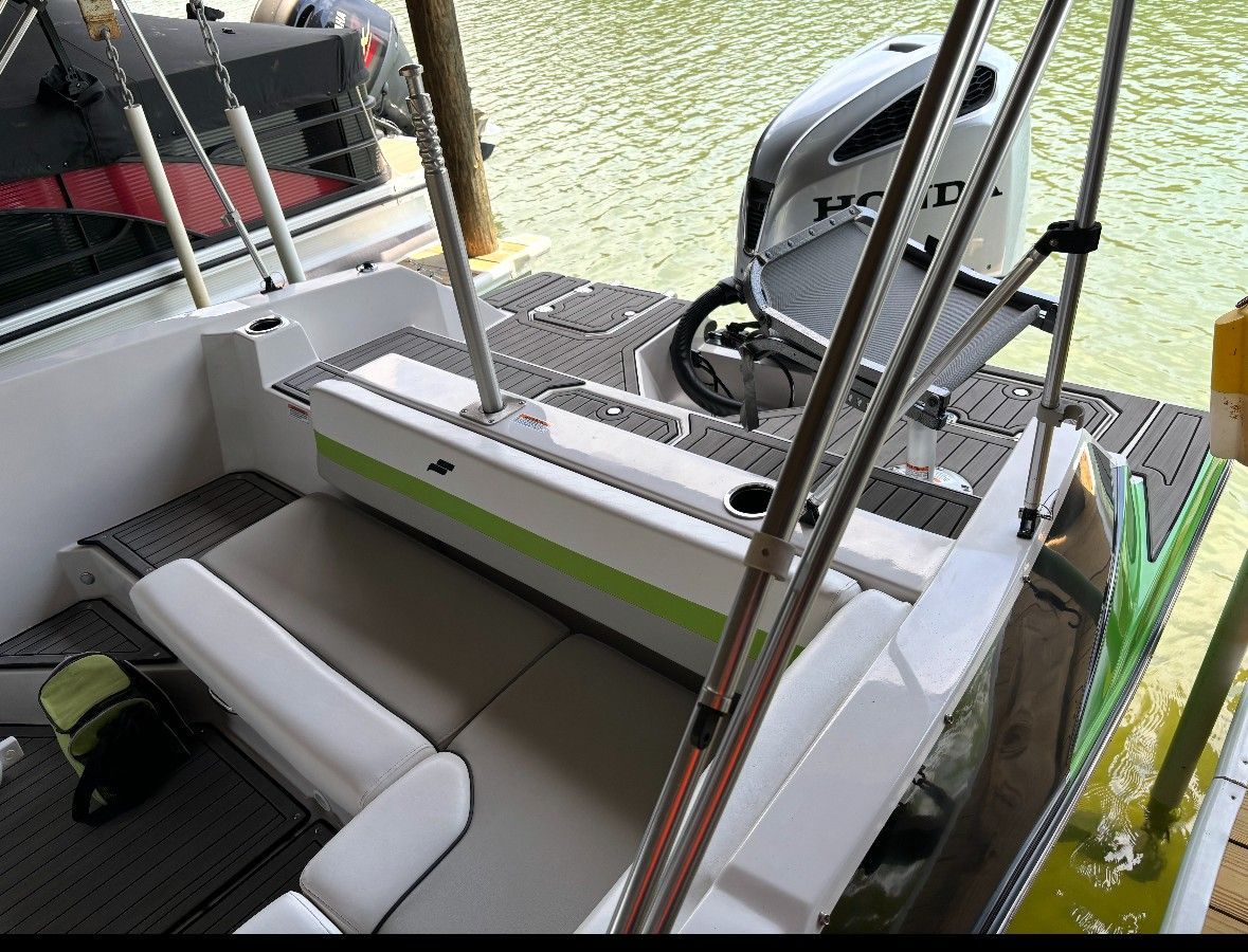 2023 Starcraft SVX 211 boat with Honda outboard motor.