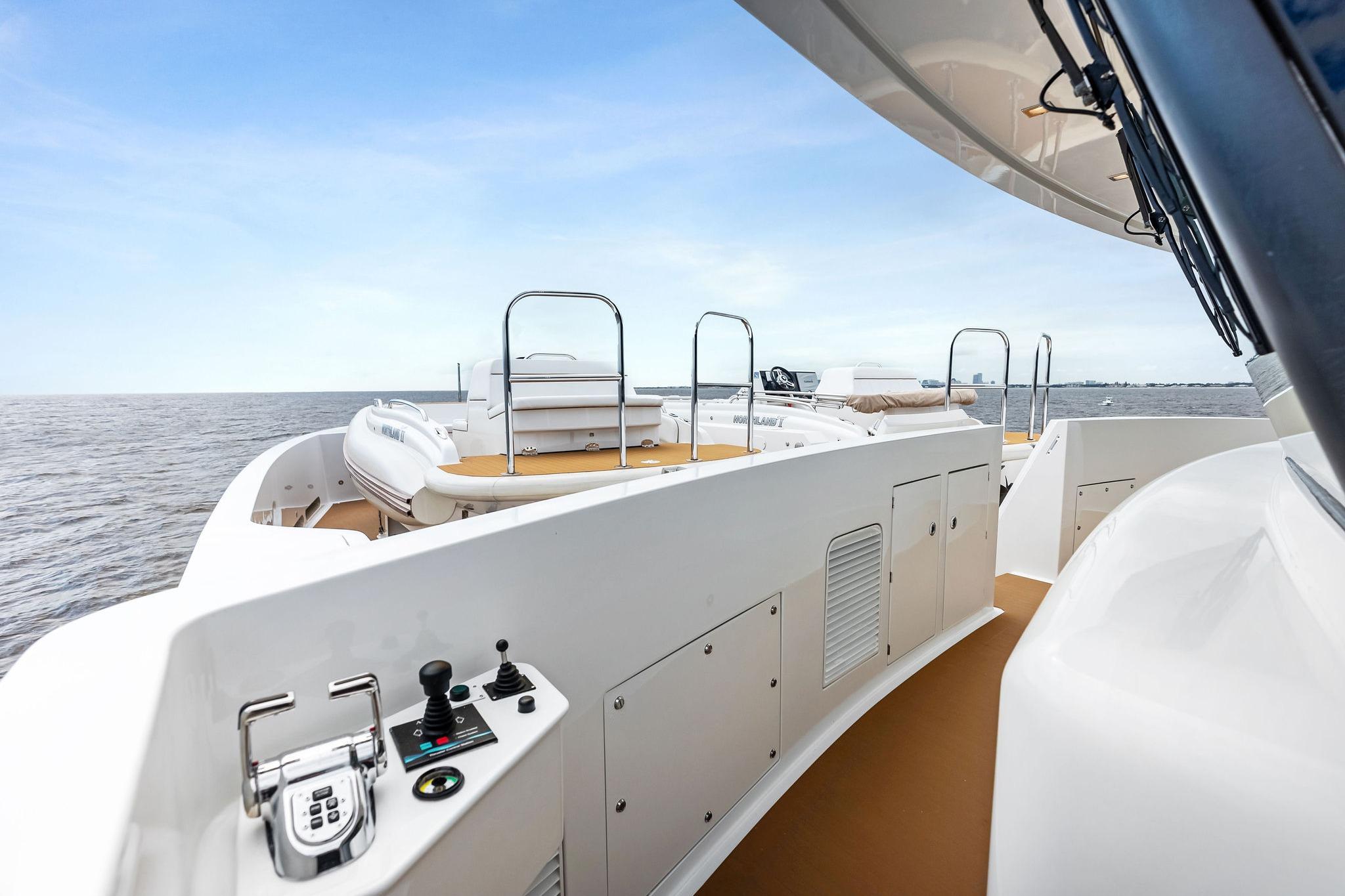 Entry to working deck and wing docking stations
