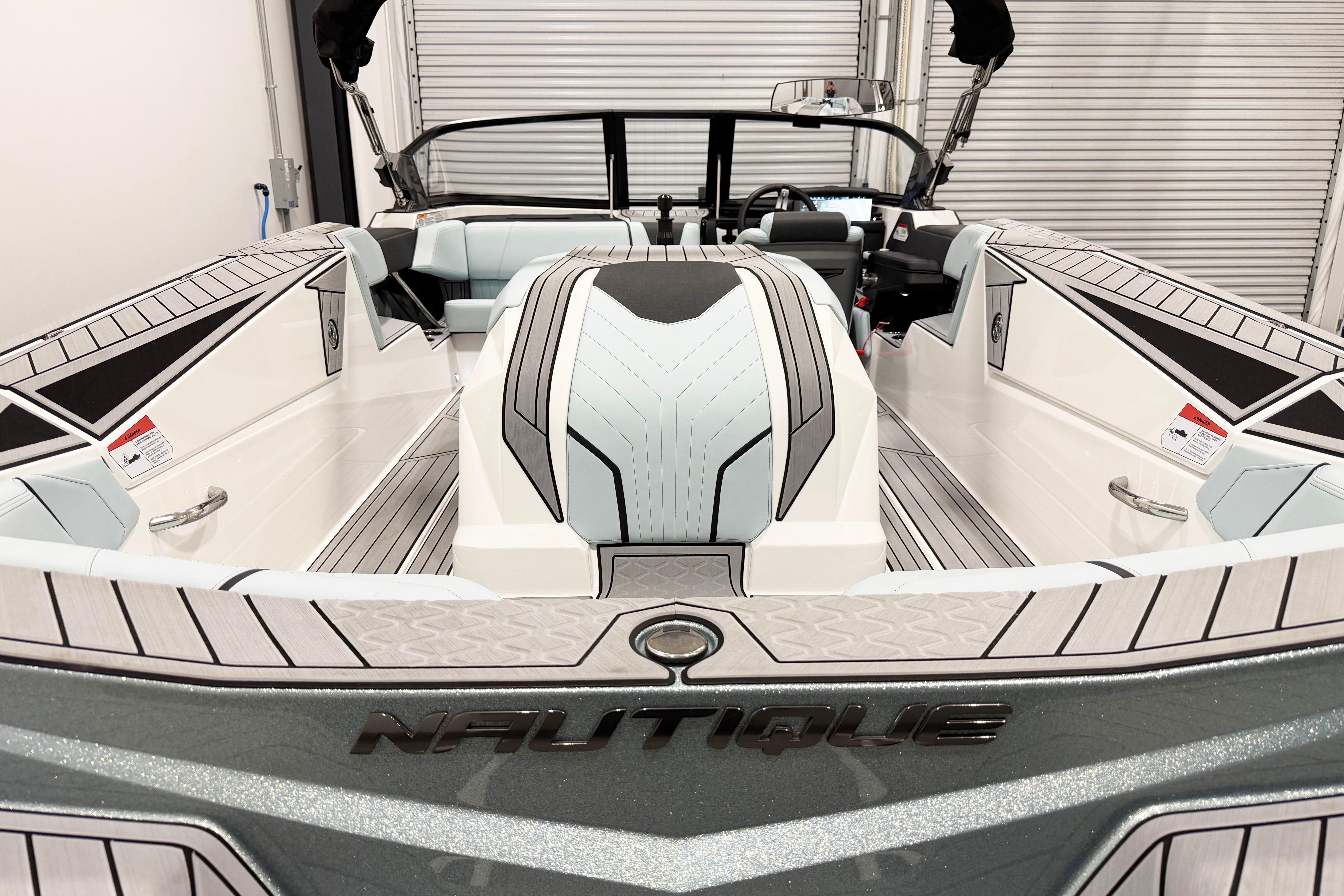 2025 Nautique Ski Nautique boat interior with sleek design and modern features.