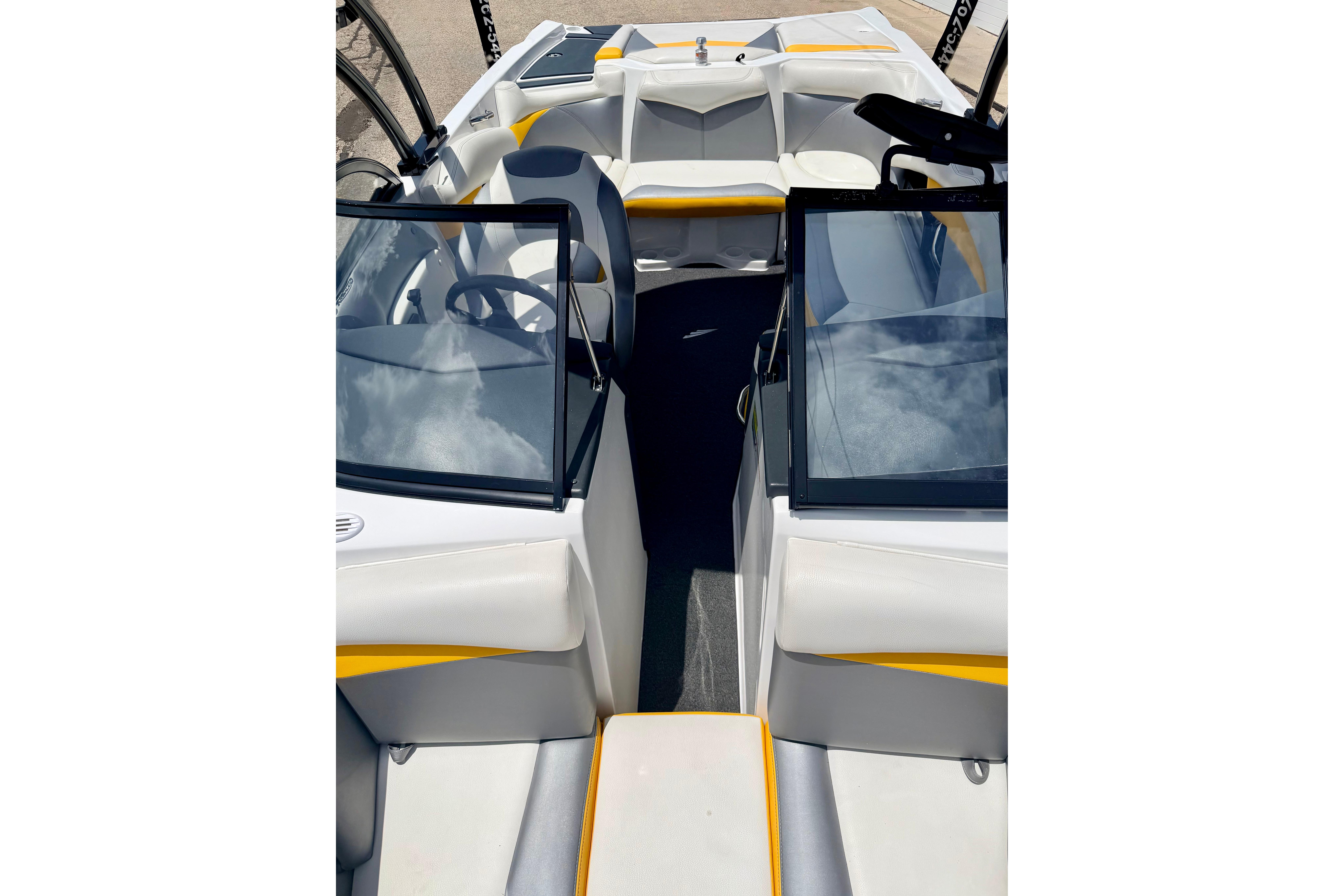 2014 Tigé R20 boat interior with sleek design and comfortable seating.