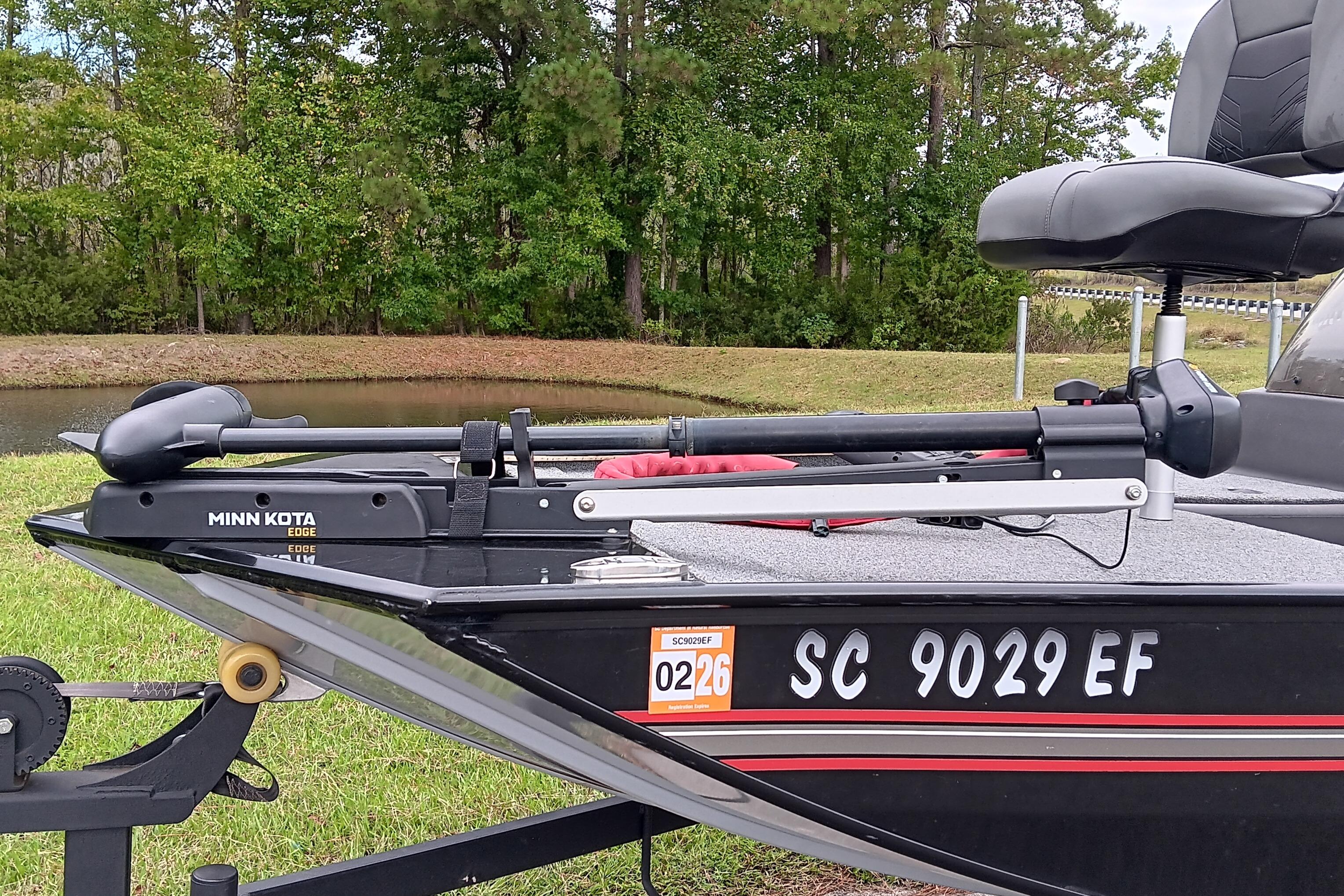2023 Tracker Bass Tracker Classic XL boat with Minn Kota trolling motor.
