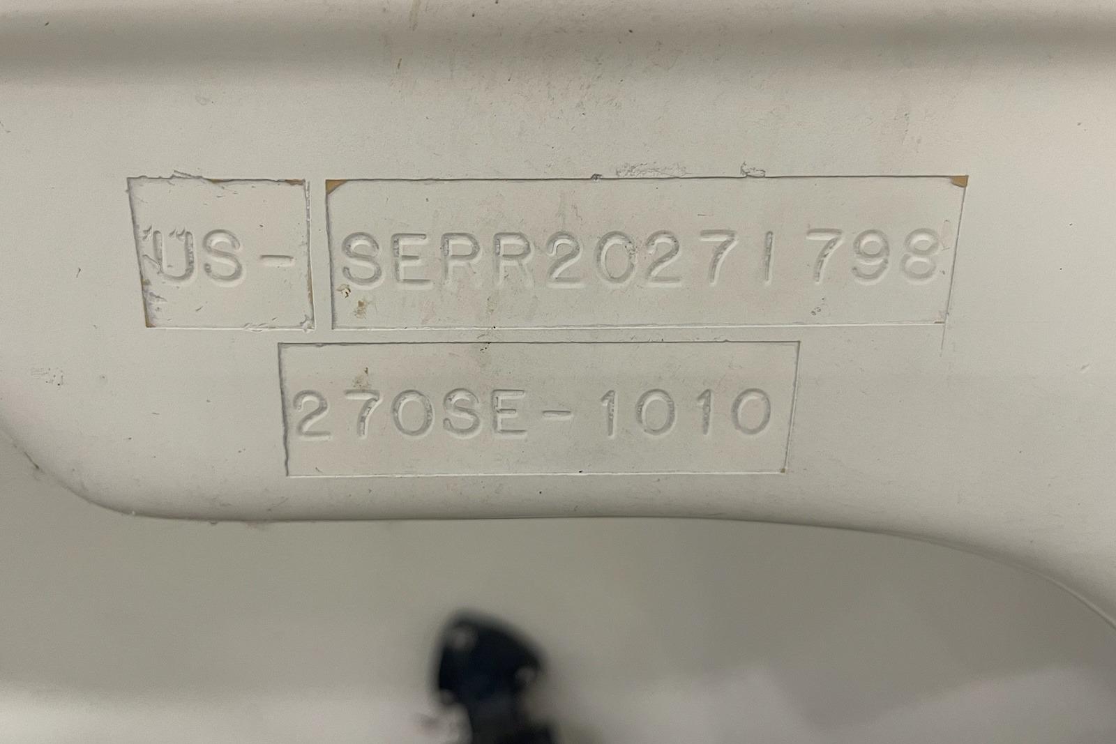 Hull identification number on 1998 Sea Ray 270 Sundancer boat.