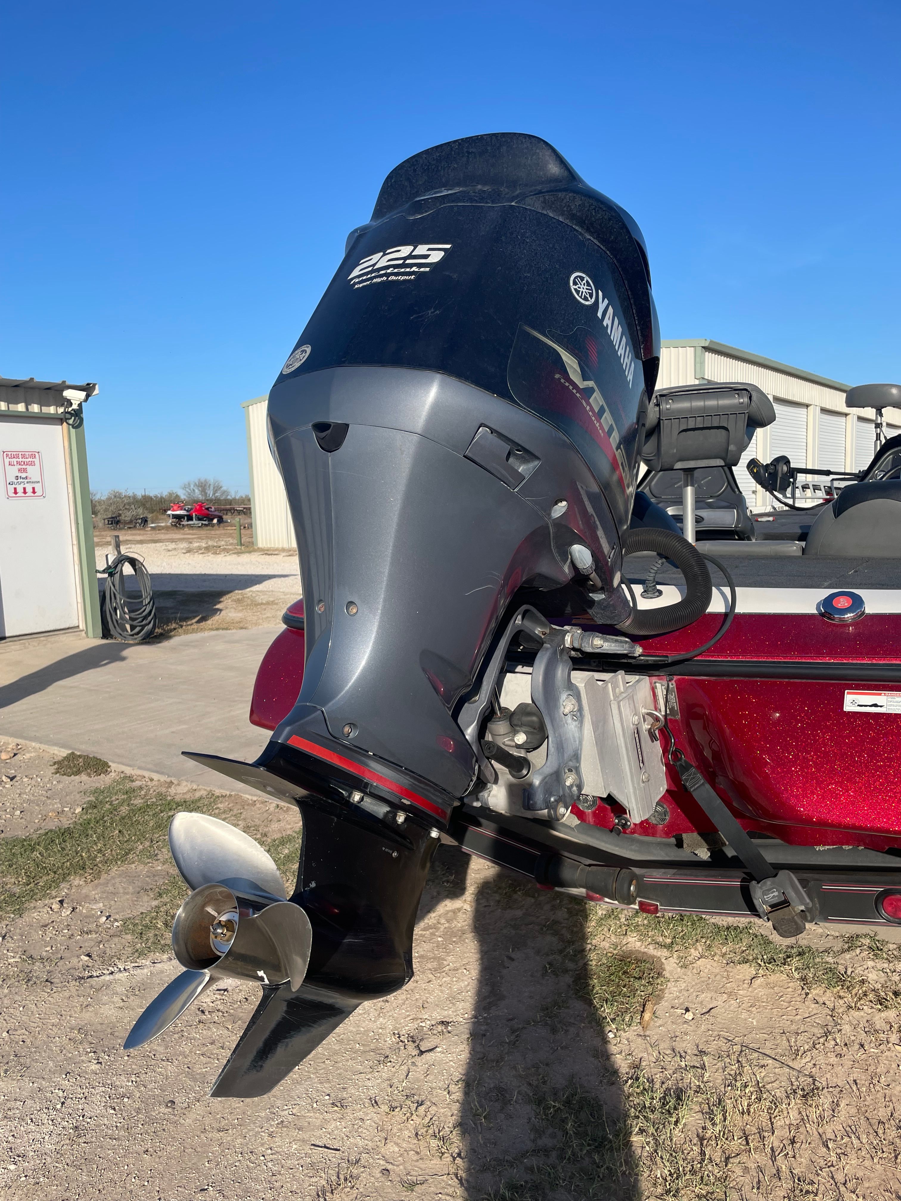2012 Skeeter ZX20 boat with Yamaha 225 outboard motor.