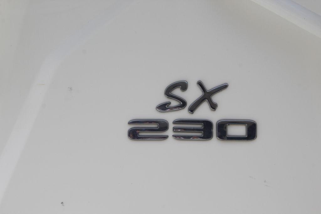2026 Skeeter SX230 logo on a white surface.